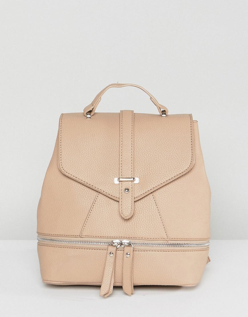 backpack with bottom shoe compartment