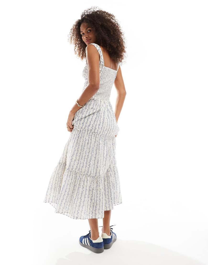 cotton on aria corset dress Cotton On Aria Corset Detail Maxi Dress in White