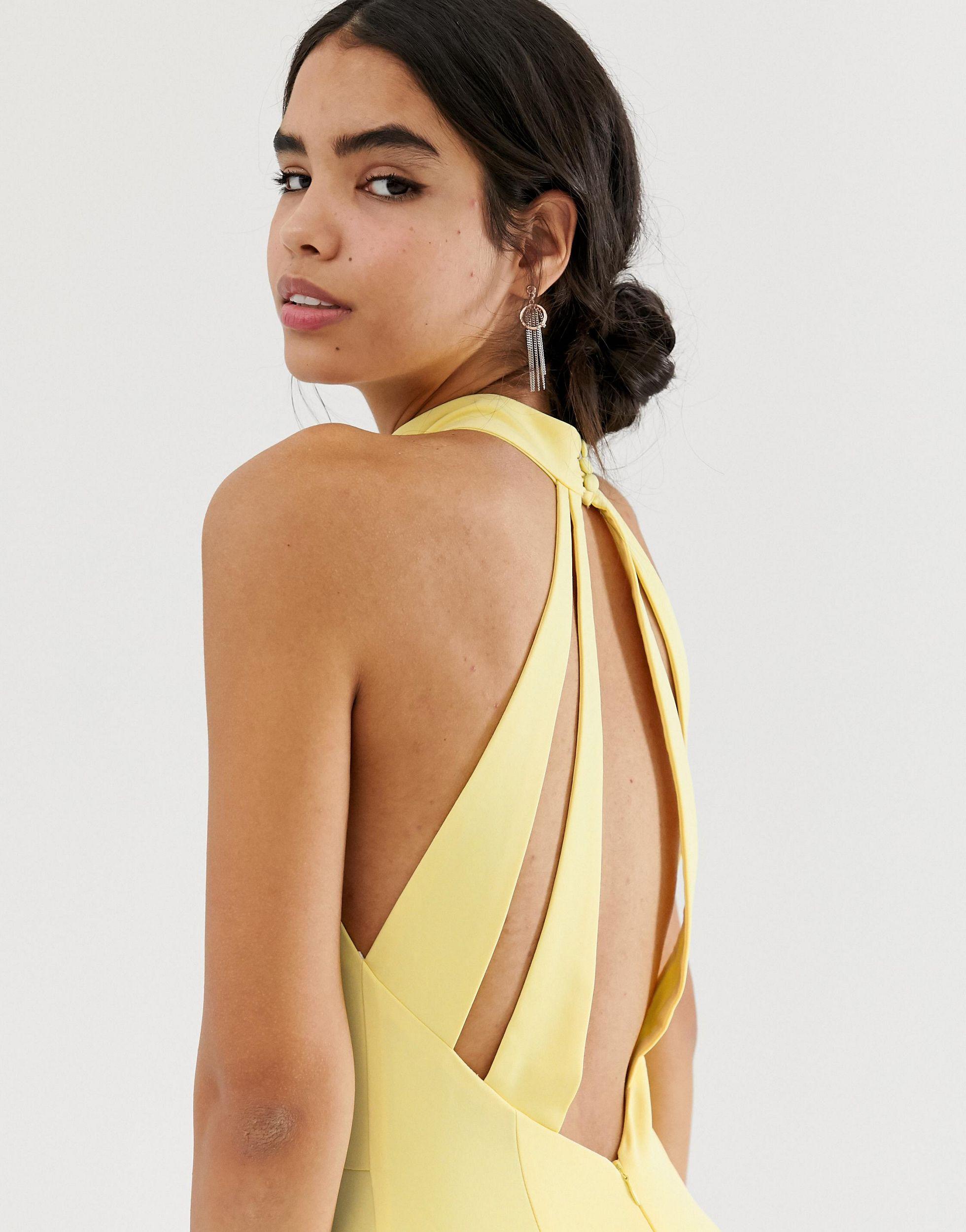 Robe col 2025 montant dos nu