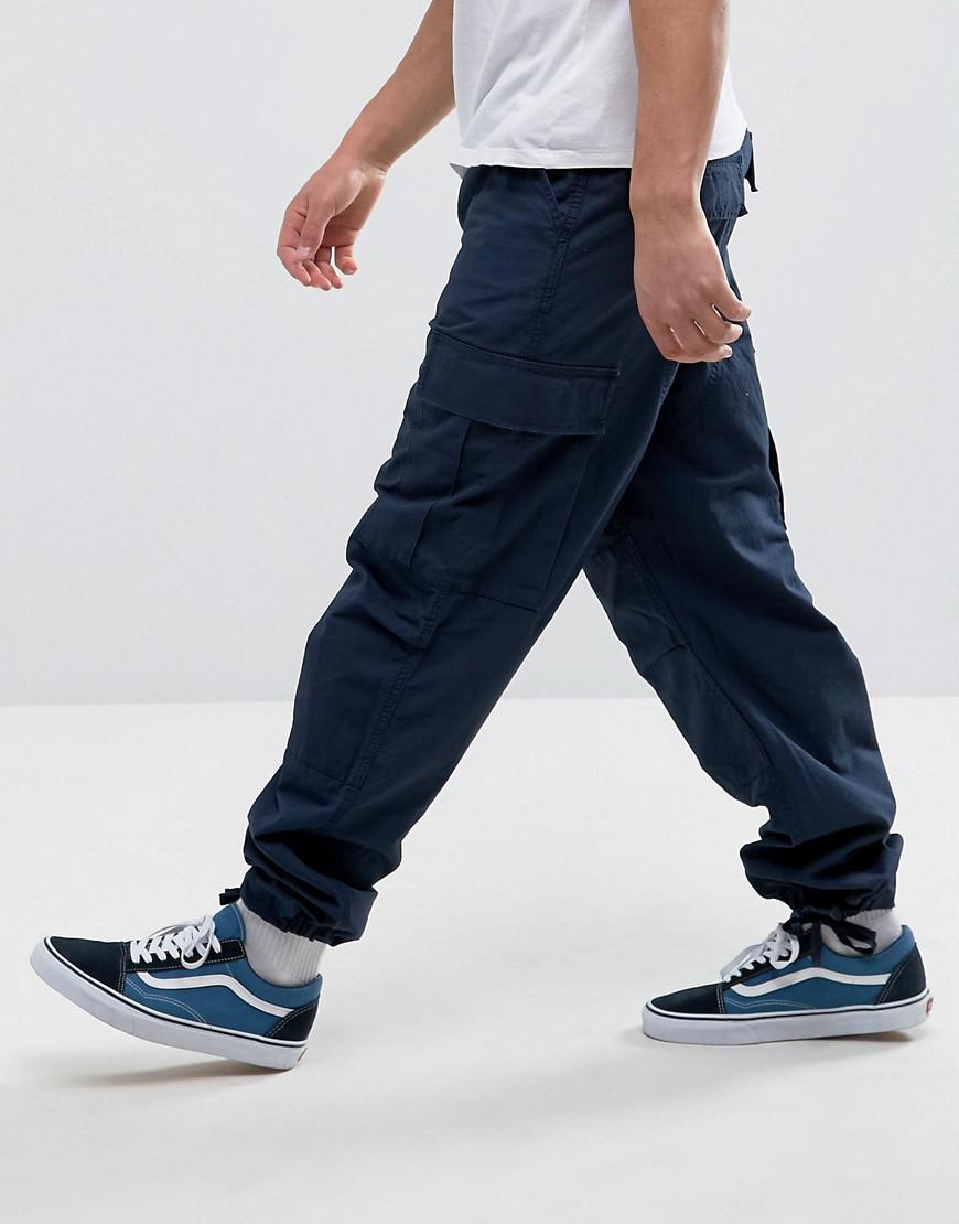 Carhartt WIP Cotton Cargo Pants in Navy (Blue) for Men - Lyst