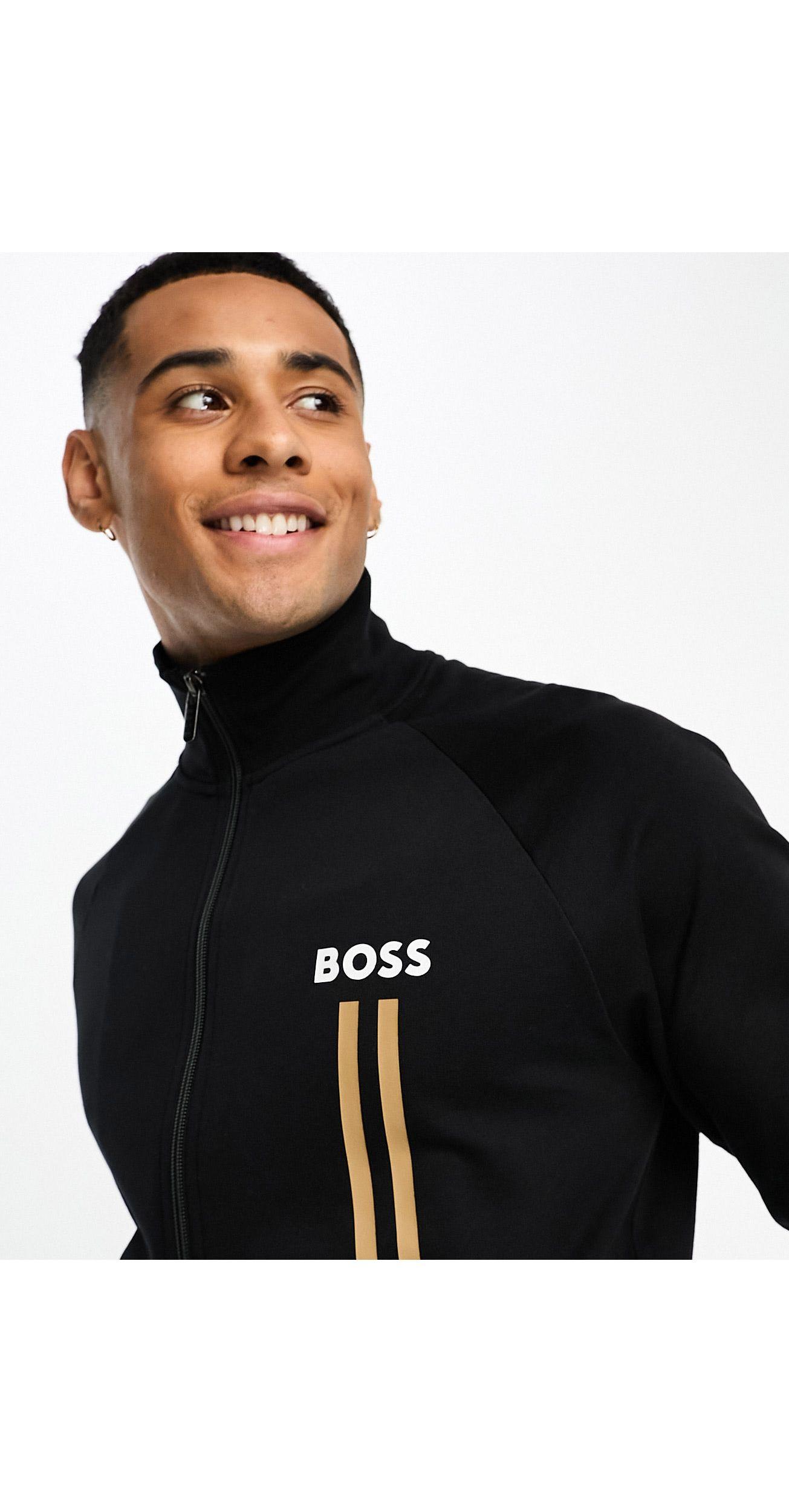 BOSS by HUGO BOSS Tracksuit Jacket in Black for Men | Lyst