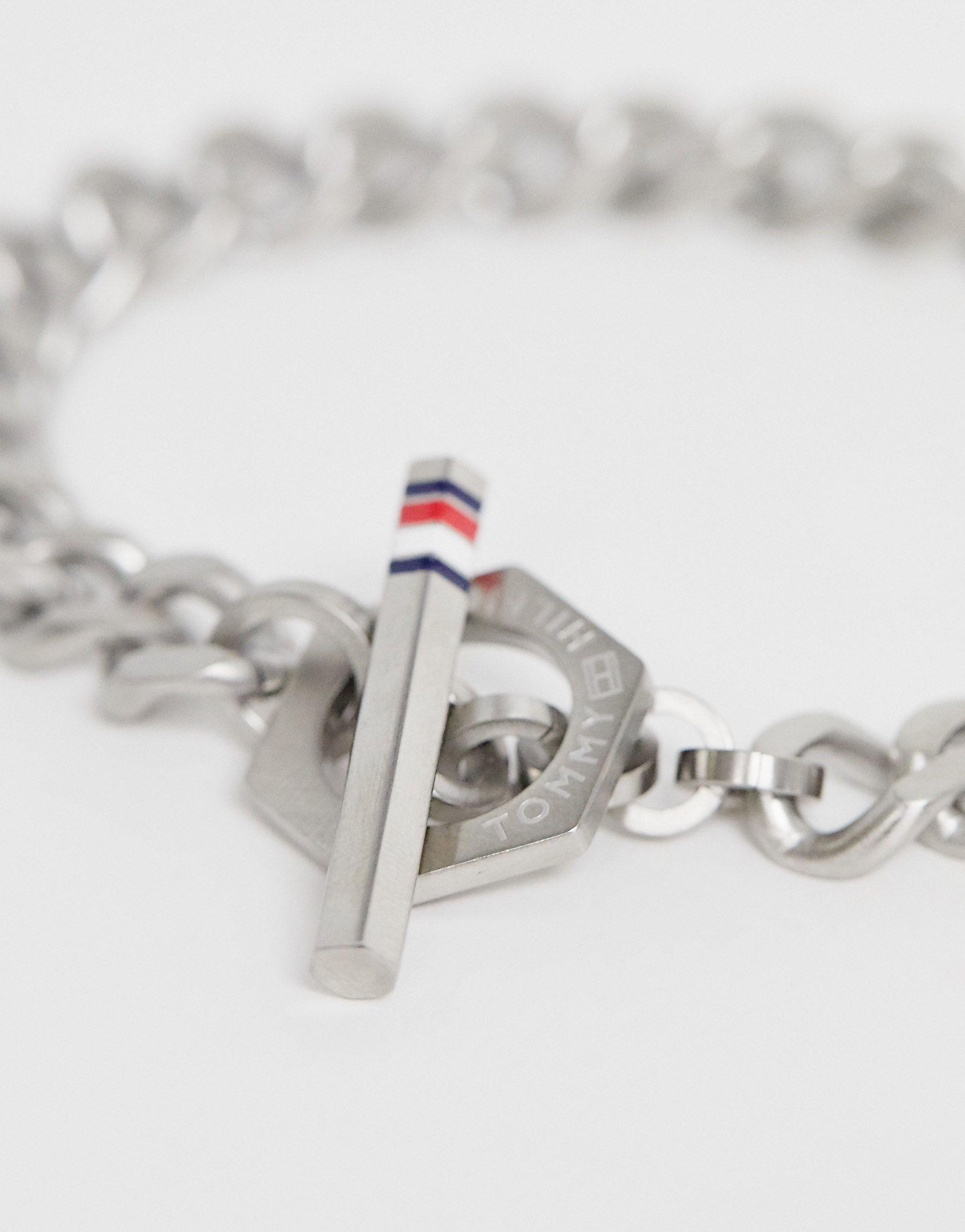 Tommy Hilfiger Chain Bracelet in Silver (Metallic) for Men | Lyst