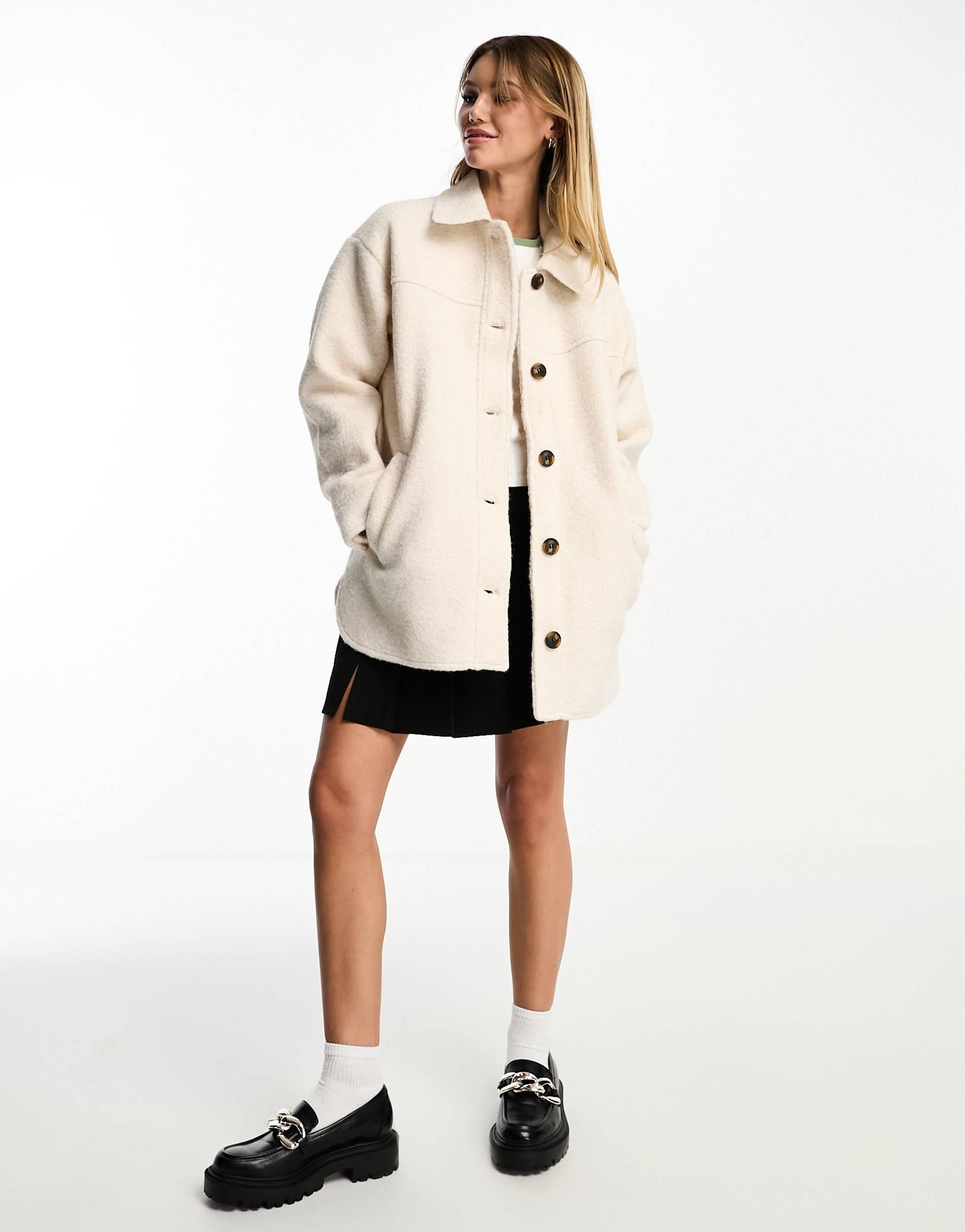 vmkylie teddy coat vero moda