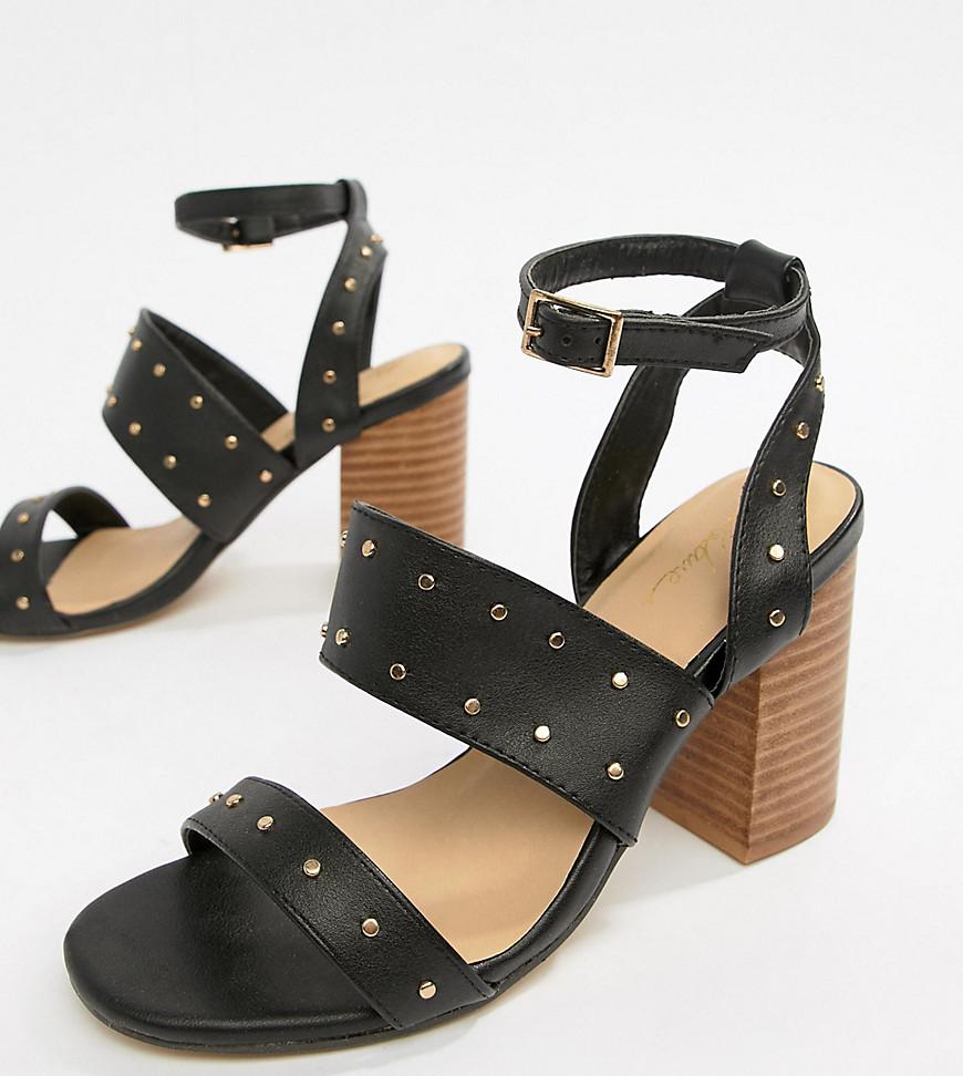 Park Lane Sandalen Met Hak En Studs in het Zwart - Lyst