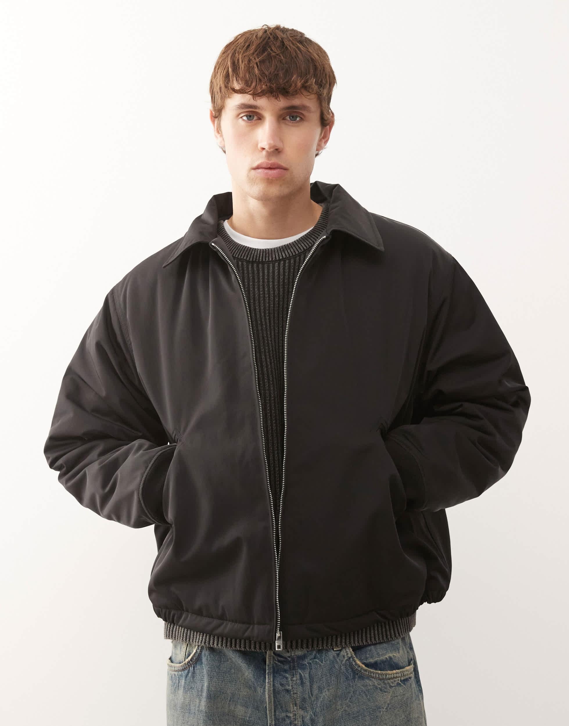 Weekday Nylon Jacket in Black for Men | Lyst