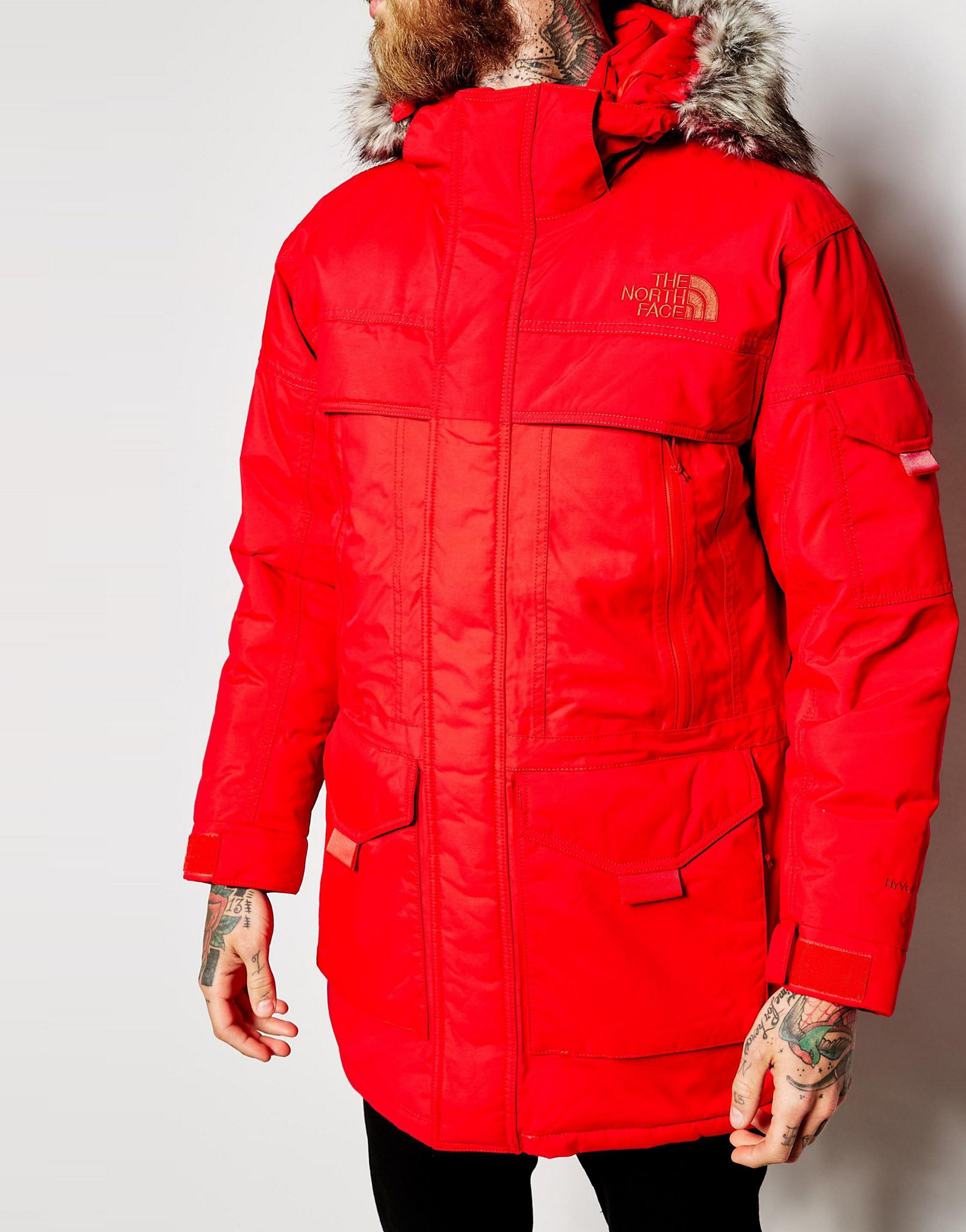 The North Face Synthetic Mcmurdo 2 Down Parka in Red for Men - Lyst