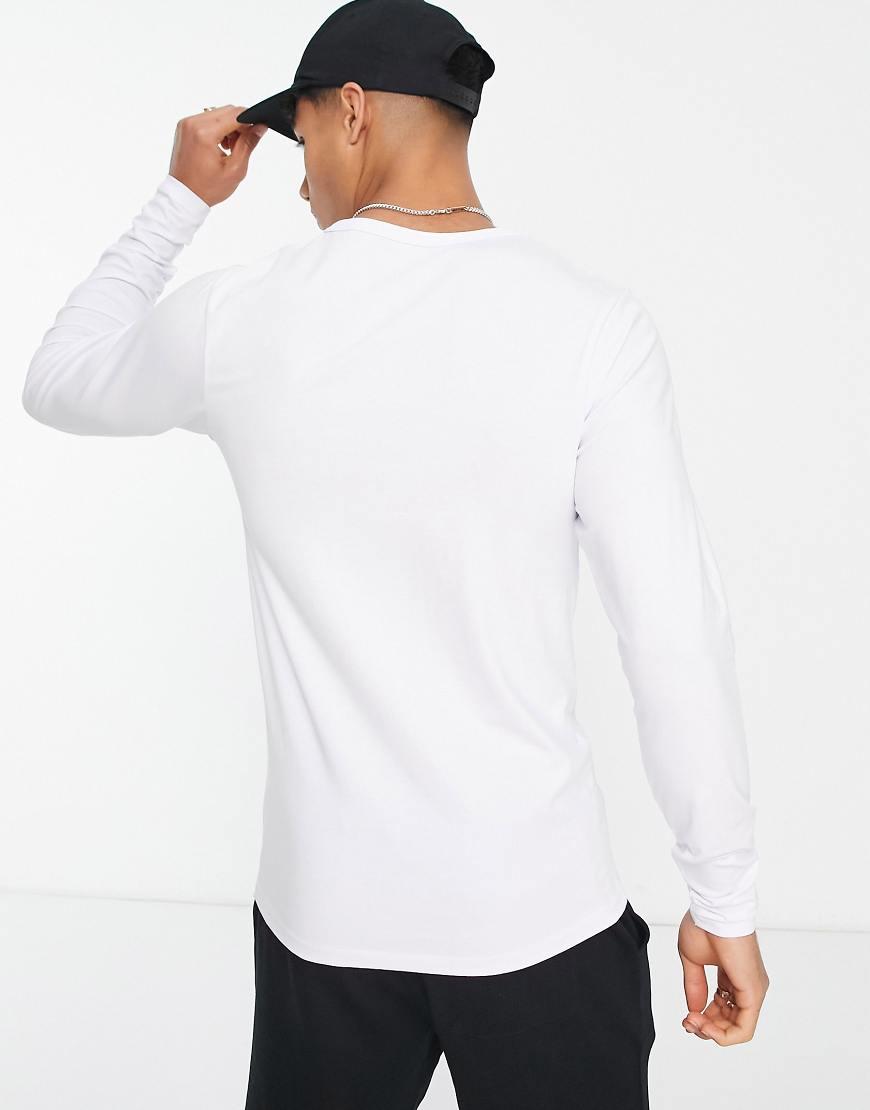 Jack & Jones - Camicia a maniche corte bianca in lino