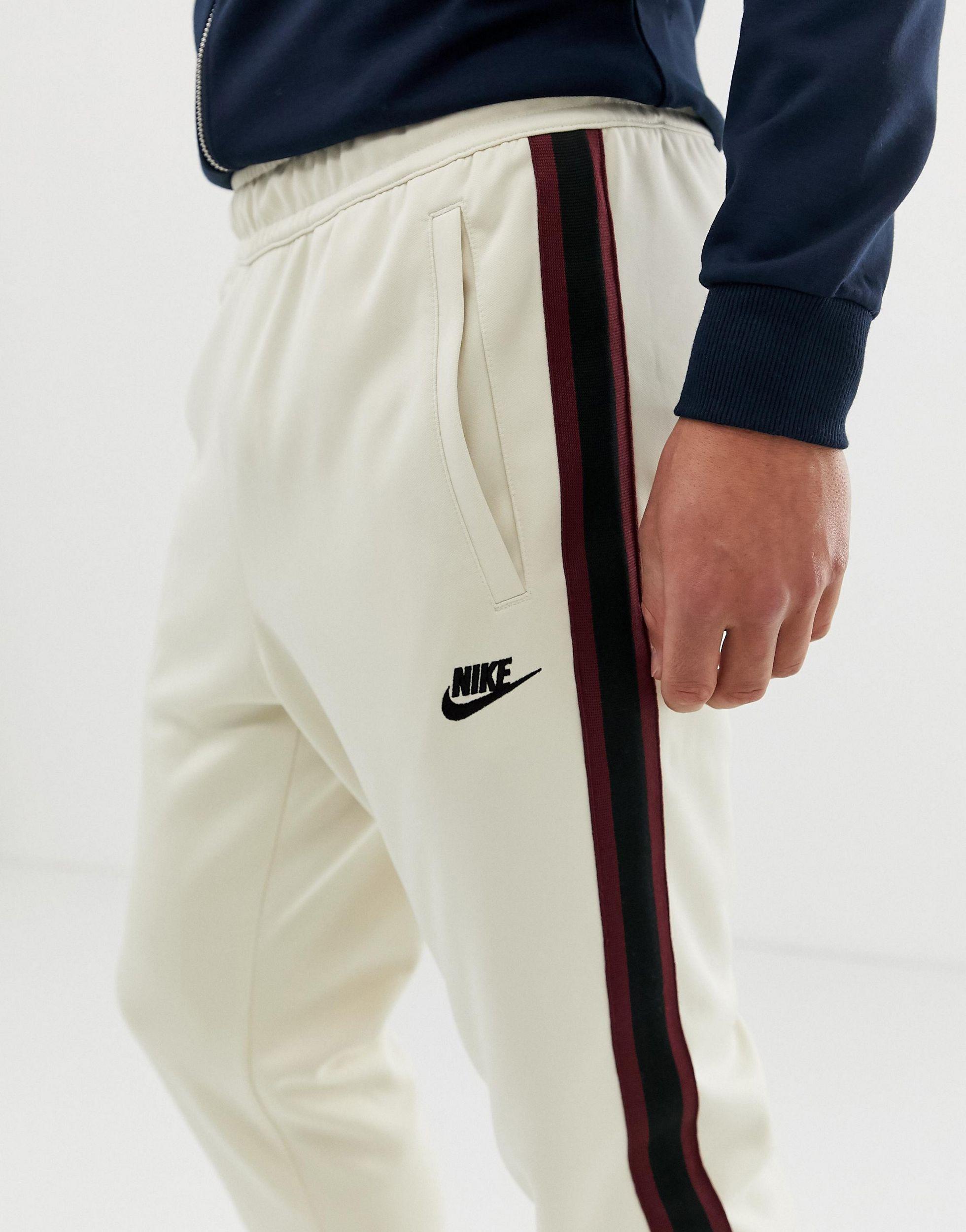 Nike Tribute Sweatpants in Natural for Men | Lyst UK