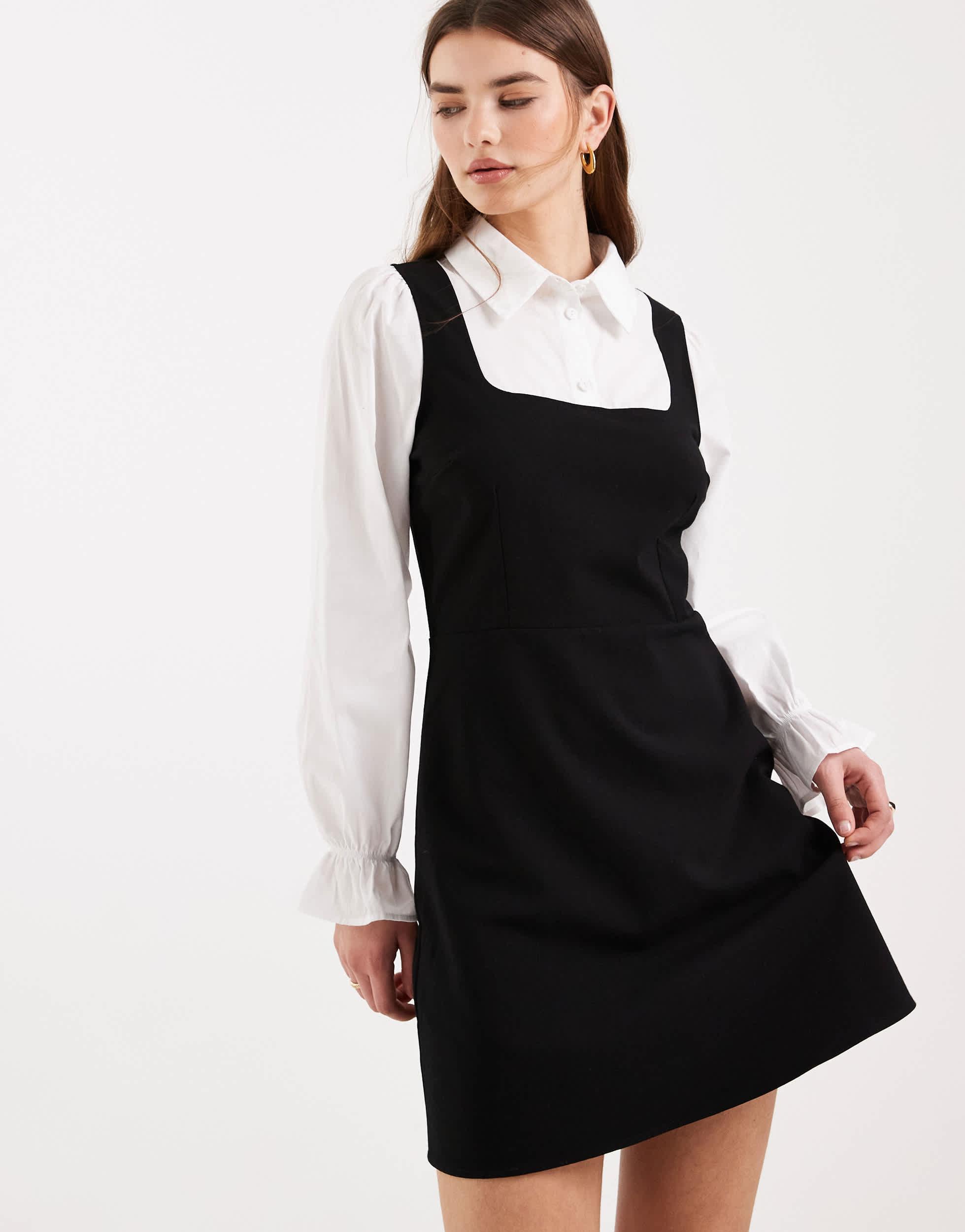 Designer Black Pinafore Dresses for Women - Up to 80% off | Lyst Designer Black Pinafore Dresses for Women - Up to 80% off | Lyst