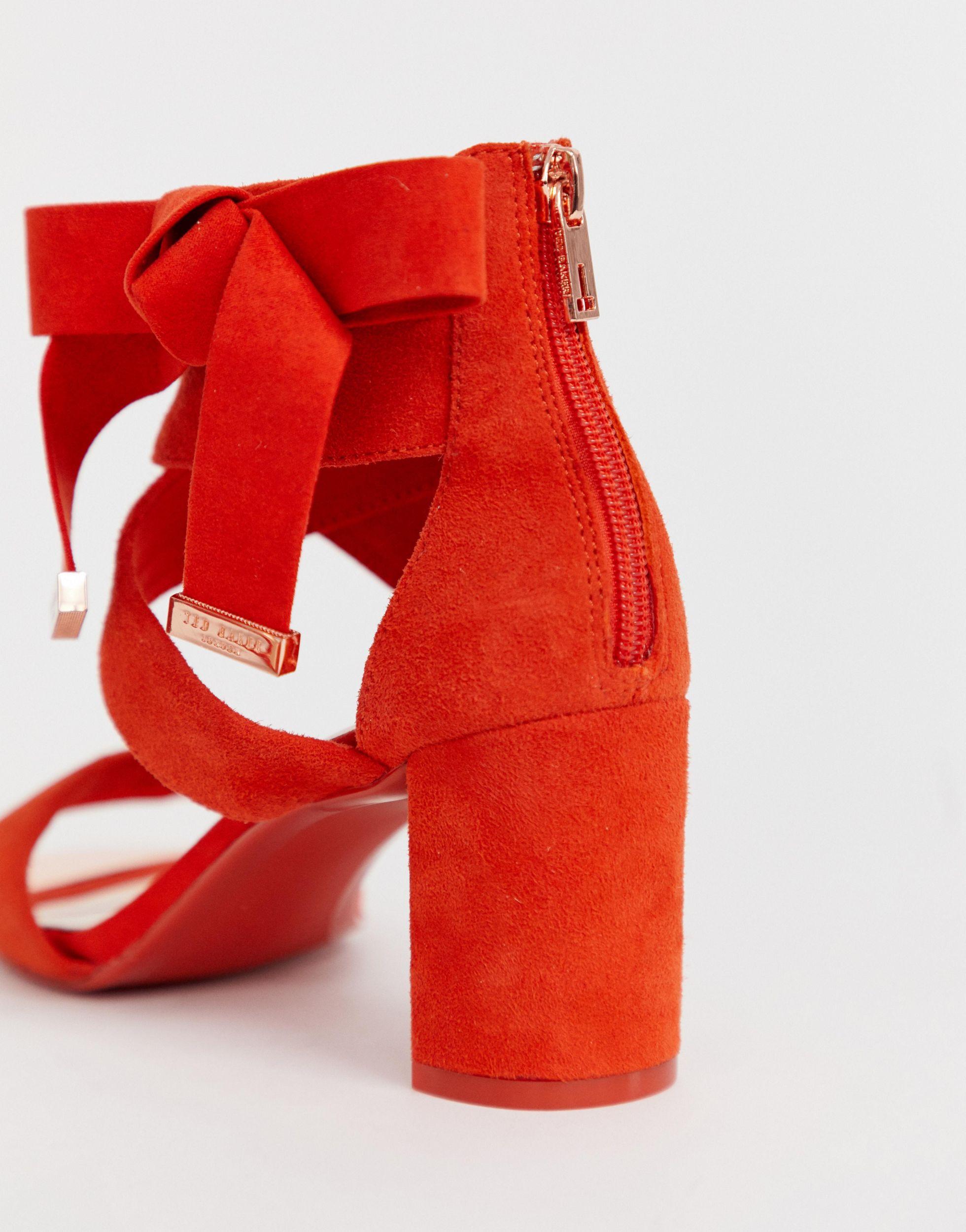 Ted baker red sandals best sale