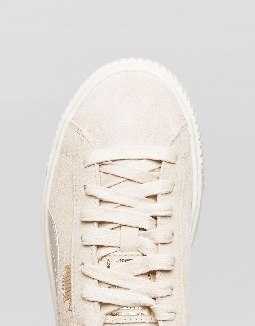 puma platform peach