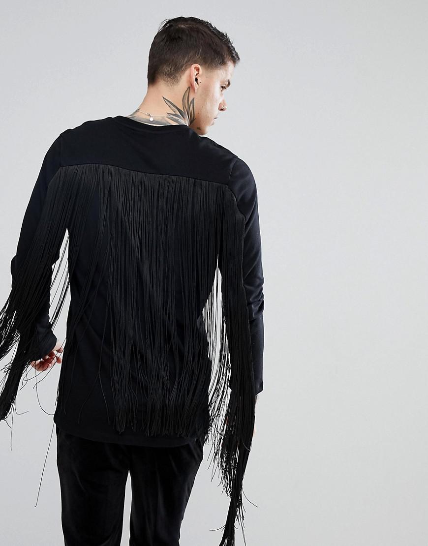 t shirt with fringes