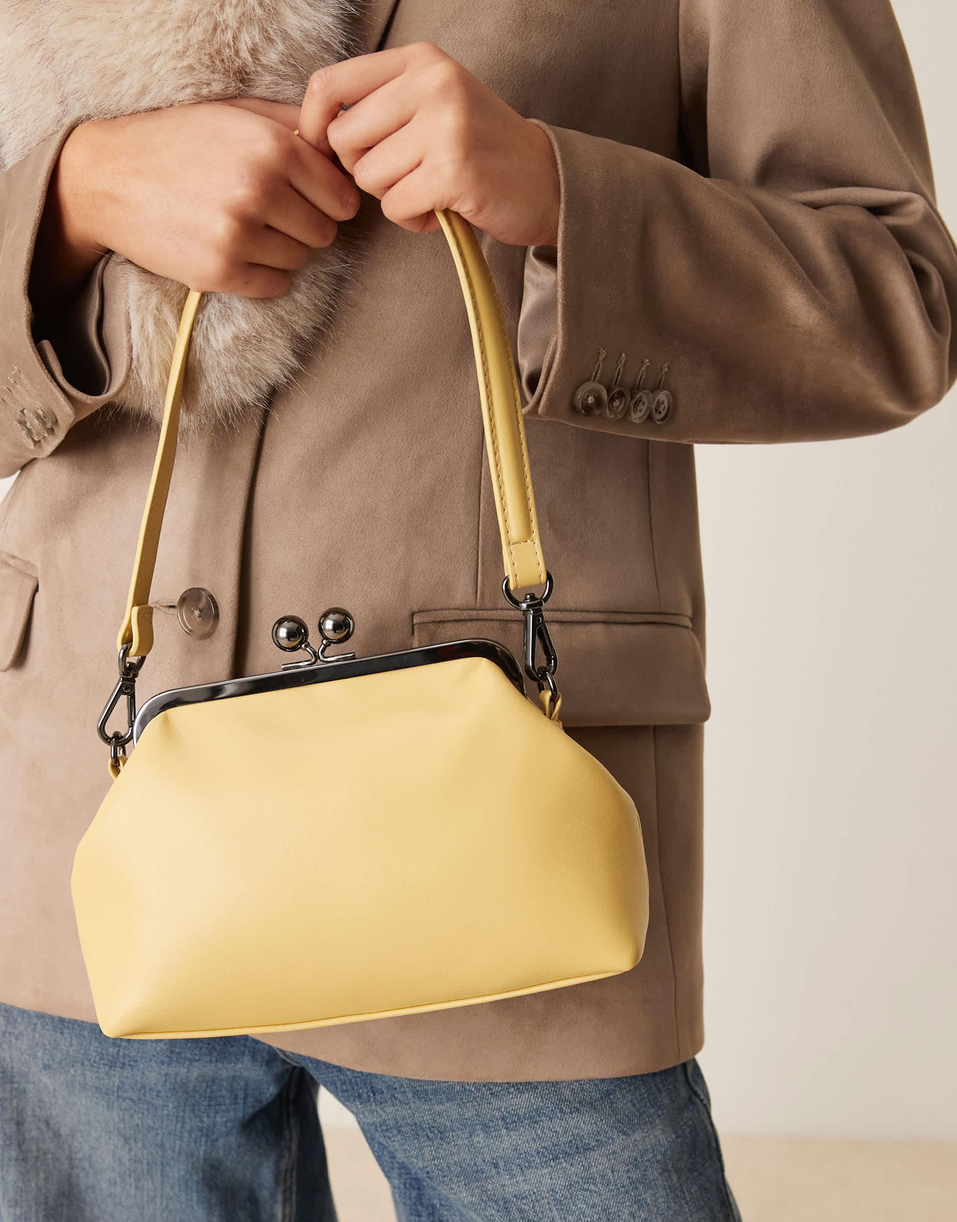 Sac à Bandoulière Marron Femme - Simili Cuir Clouté Doré, Sangle Ajustable, Neuf