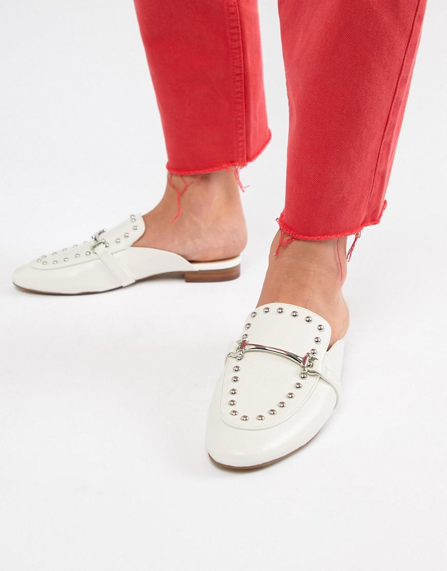 aldo white mules