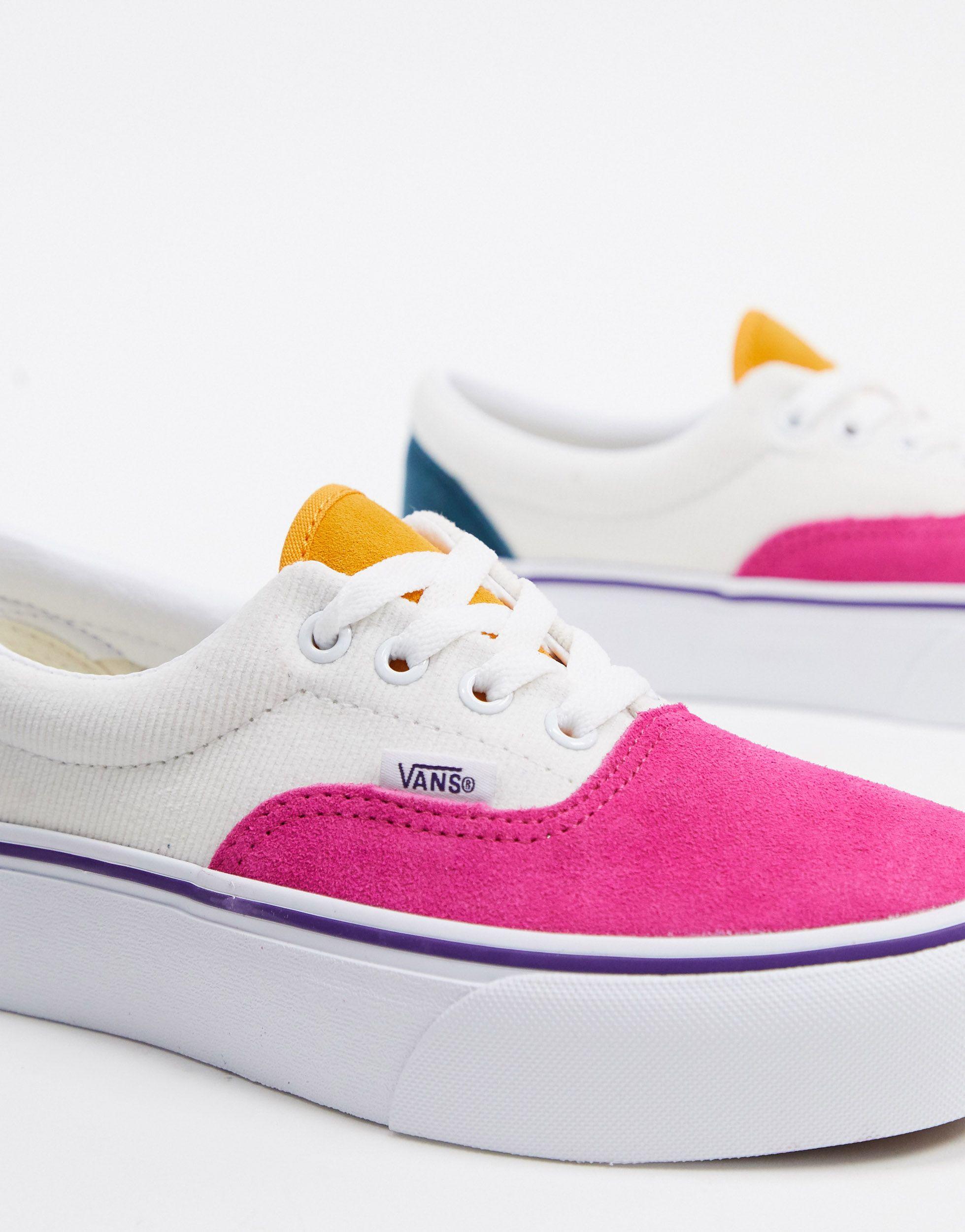 color block vans era