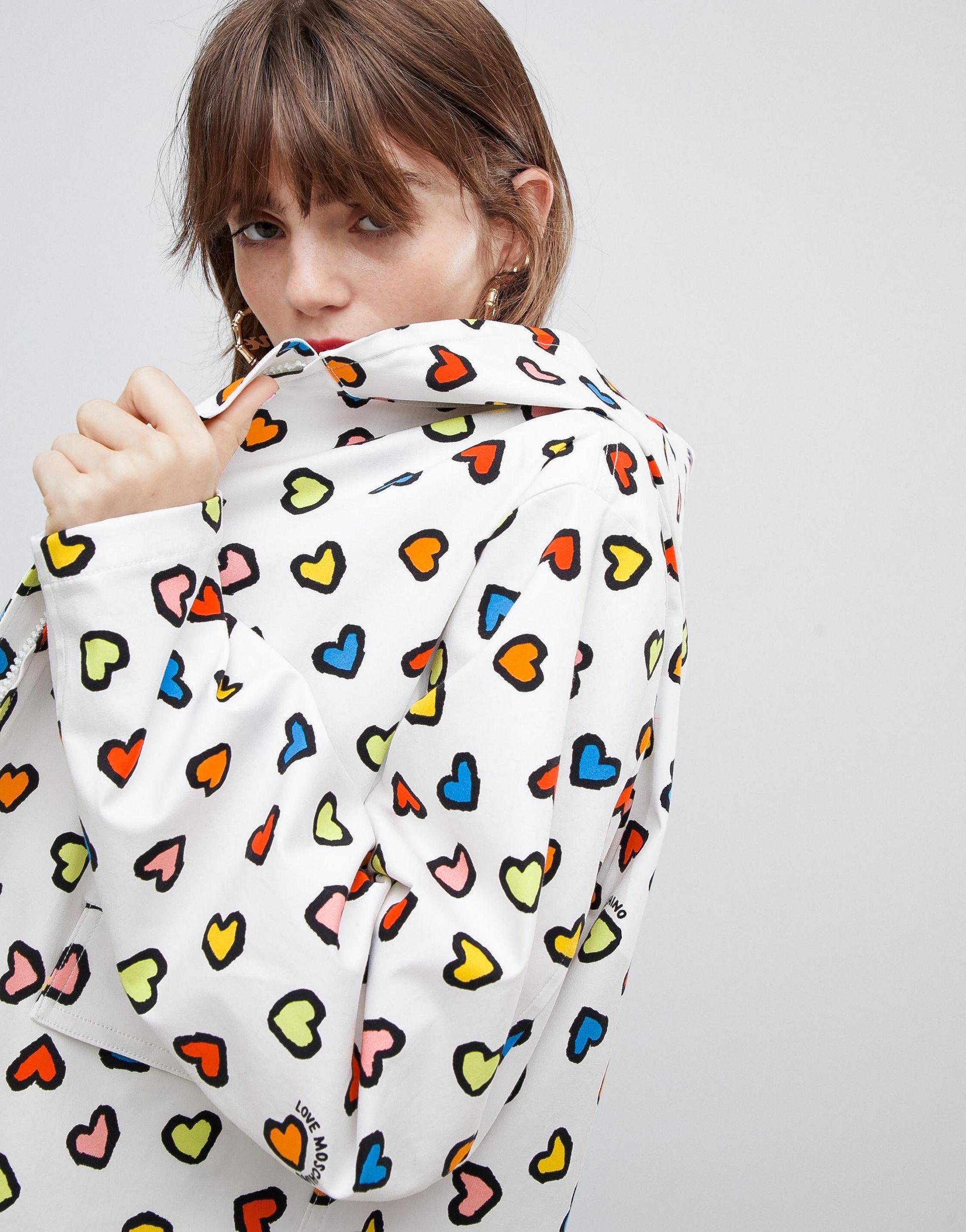 moschino heart jacket