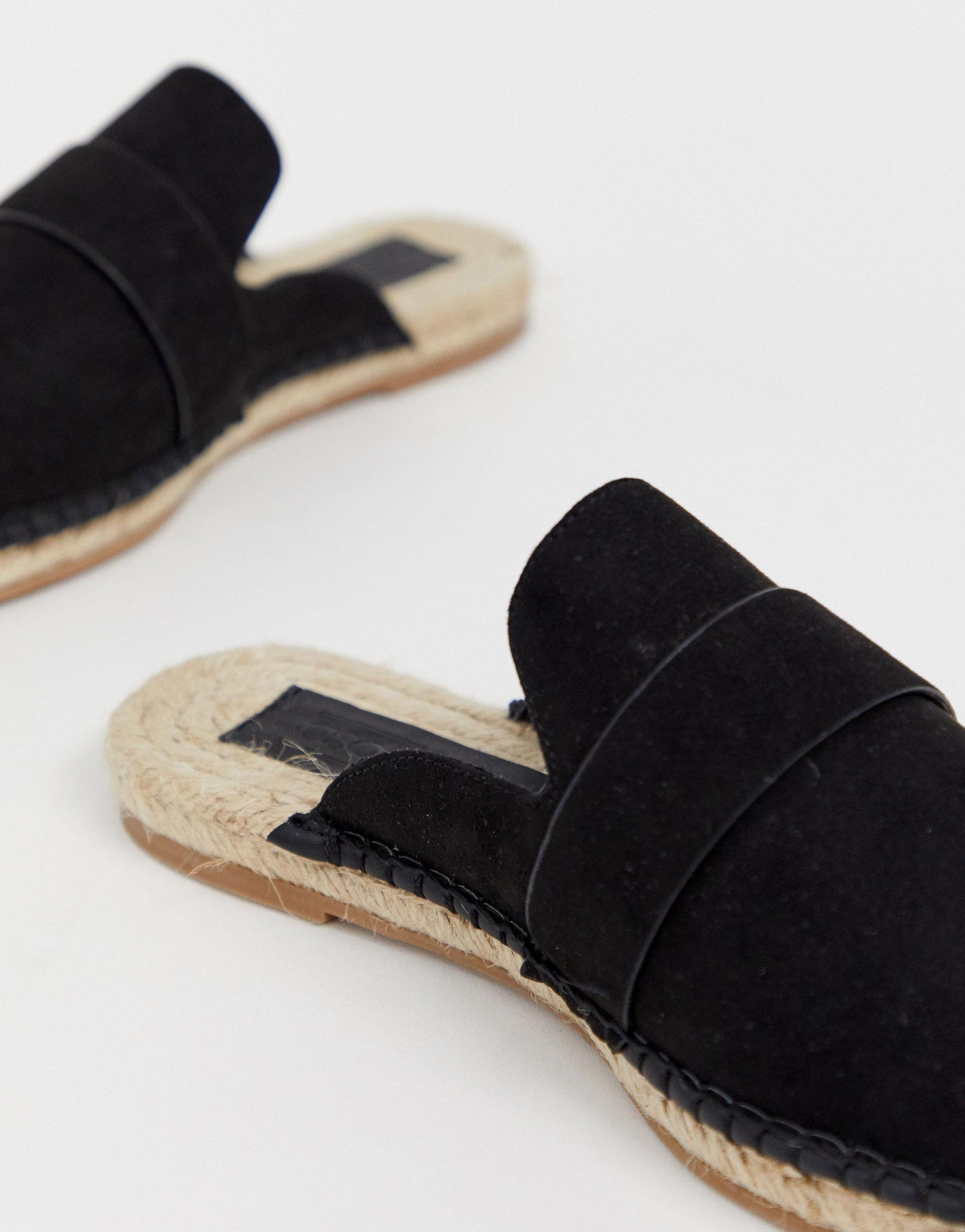ASOS Juggle - Muiltje-espadrille in het Zwart | Lyst NL