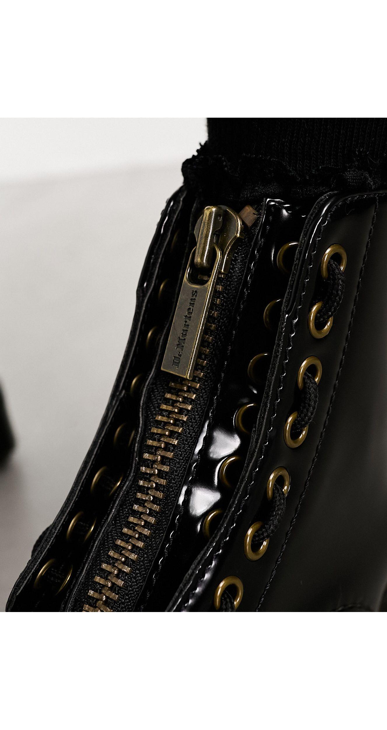 Dr martens top negras zip