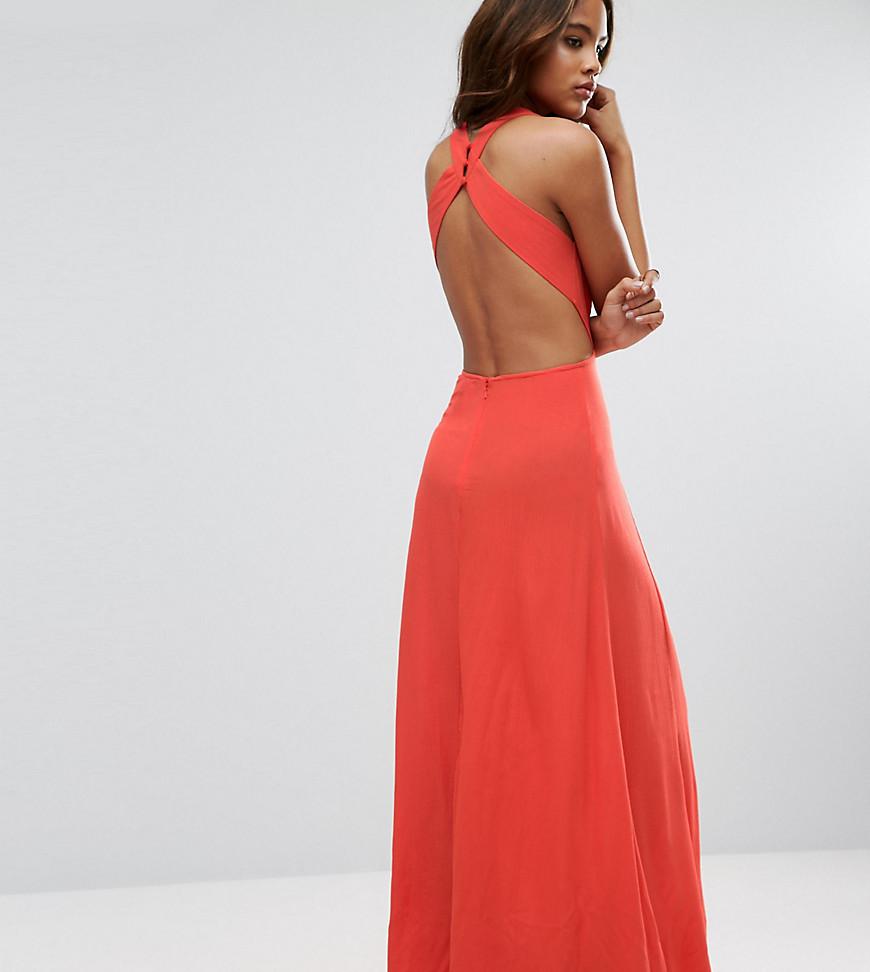 open back maxi