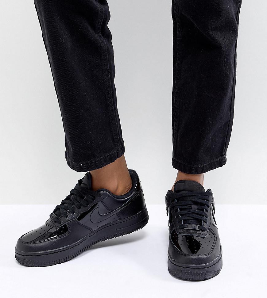 patent leather air force 1 black