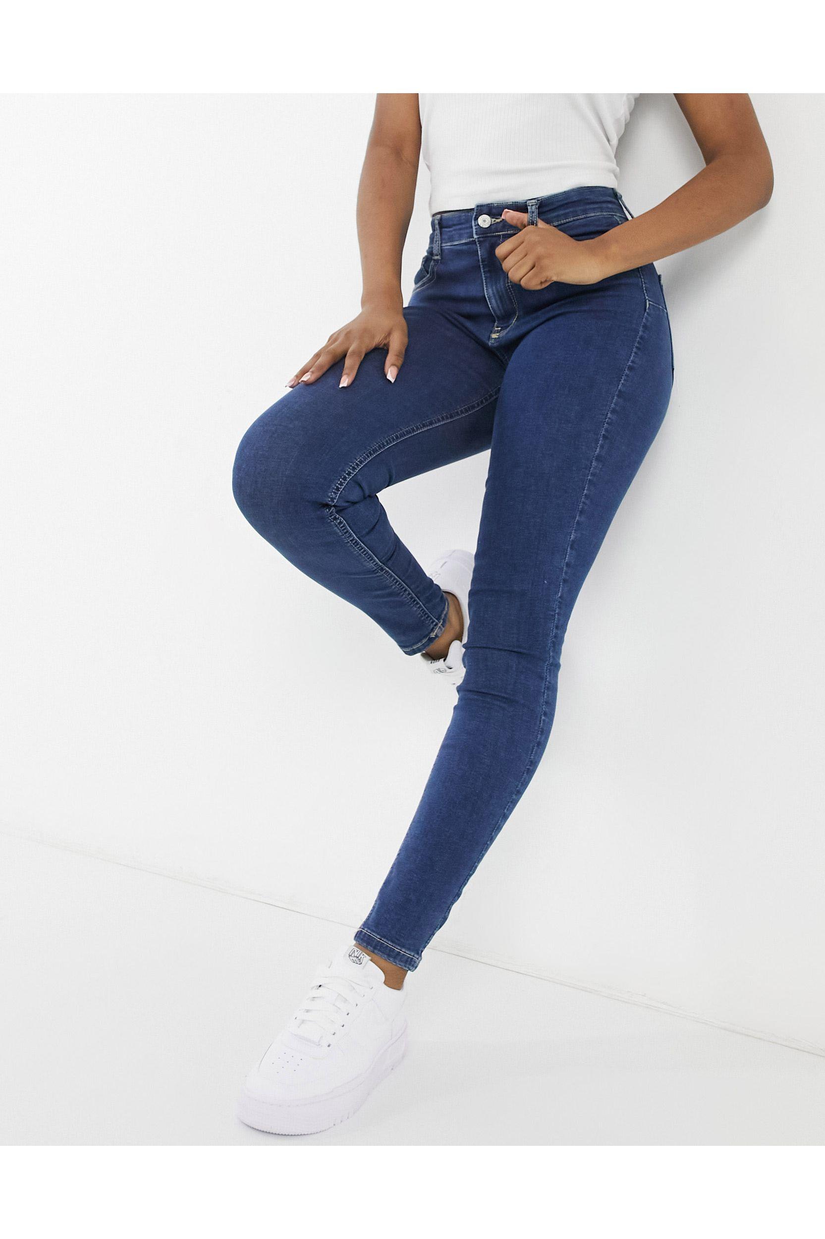 Pull\u0026Bear Denim Push Up Skinny Jeans in 