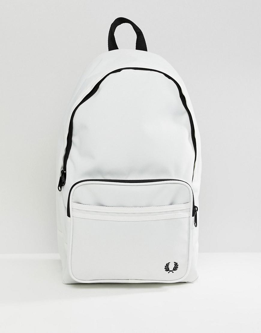 Fred Perry Twin Tipped Backpack In White for Men - Lyst