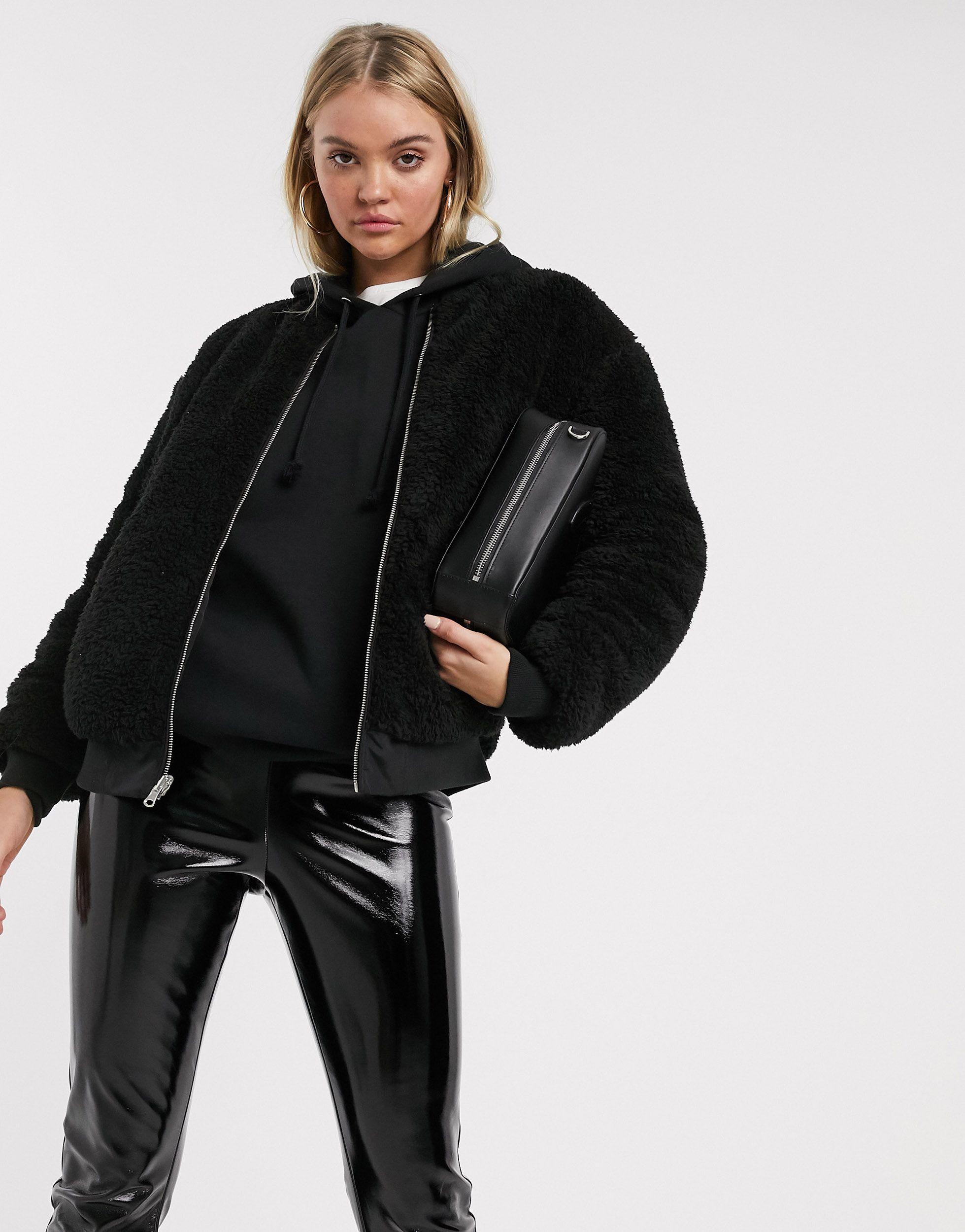 stradivarius teddy jacket