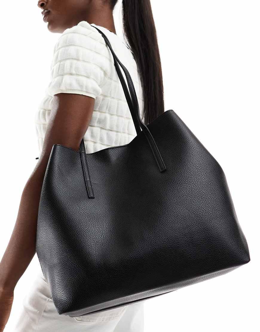 Mango big tote bag deals