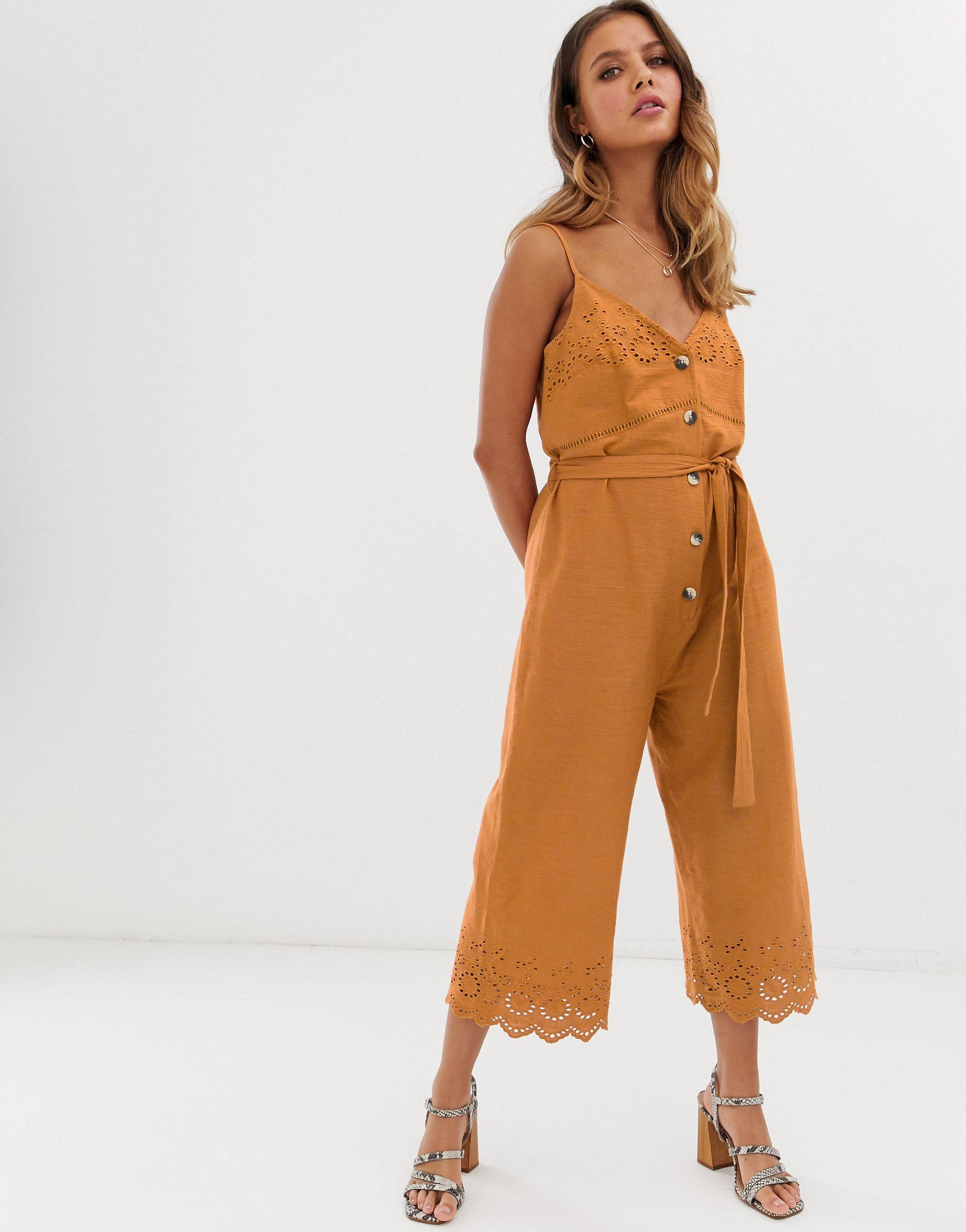 miss selfridge yellow jumpsuit