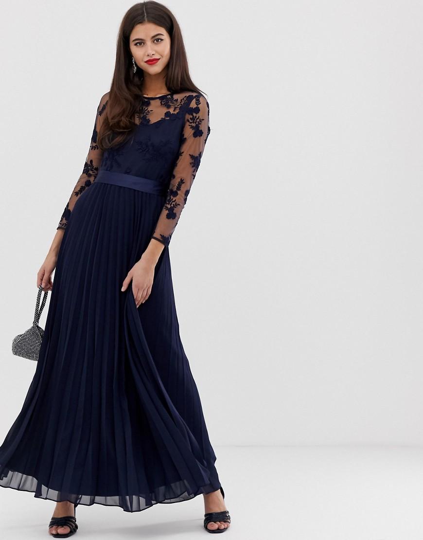 odetta lace maxi dress