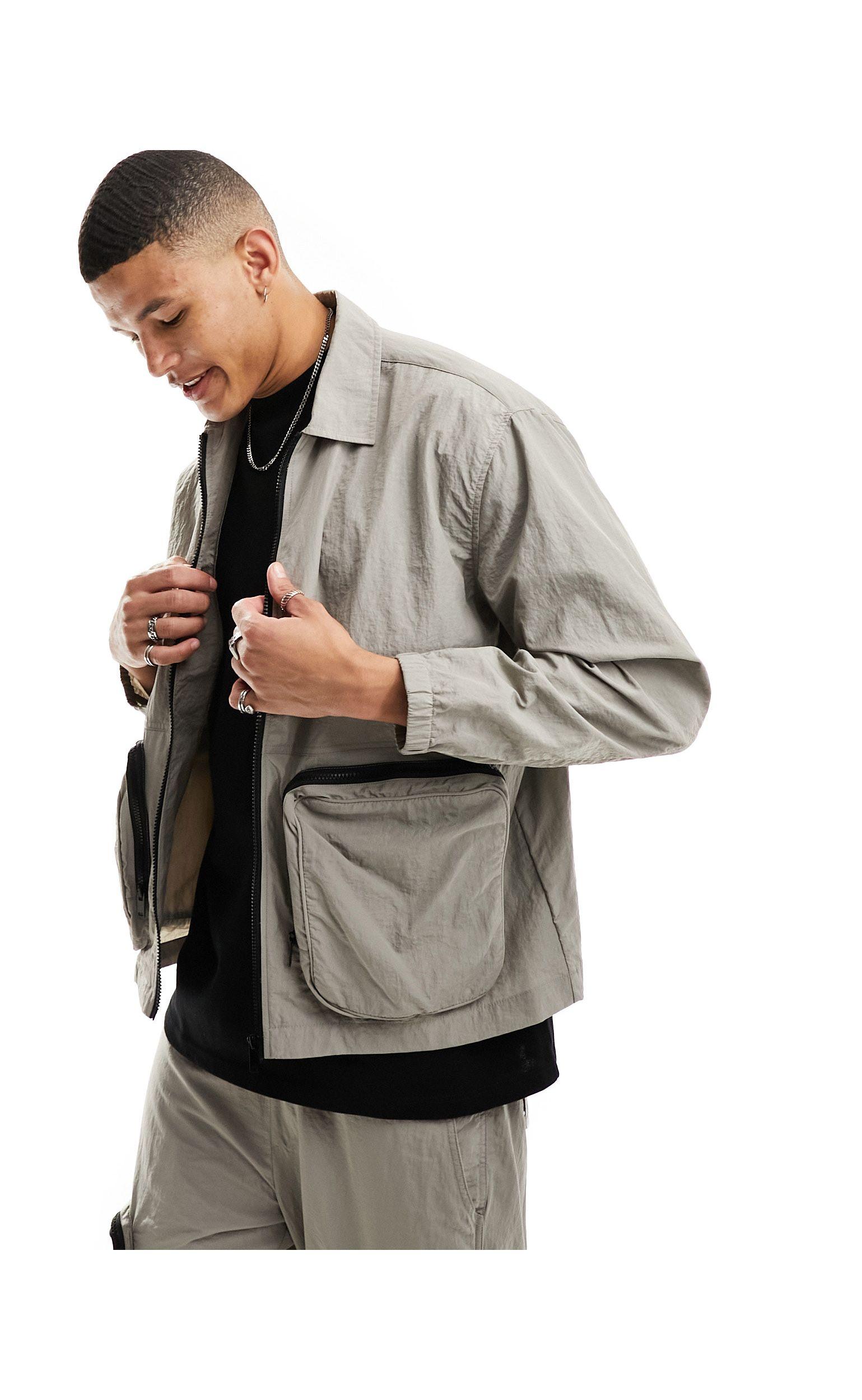 Bershka top utility jacket
