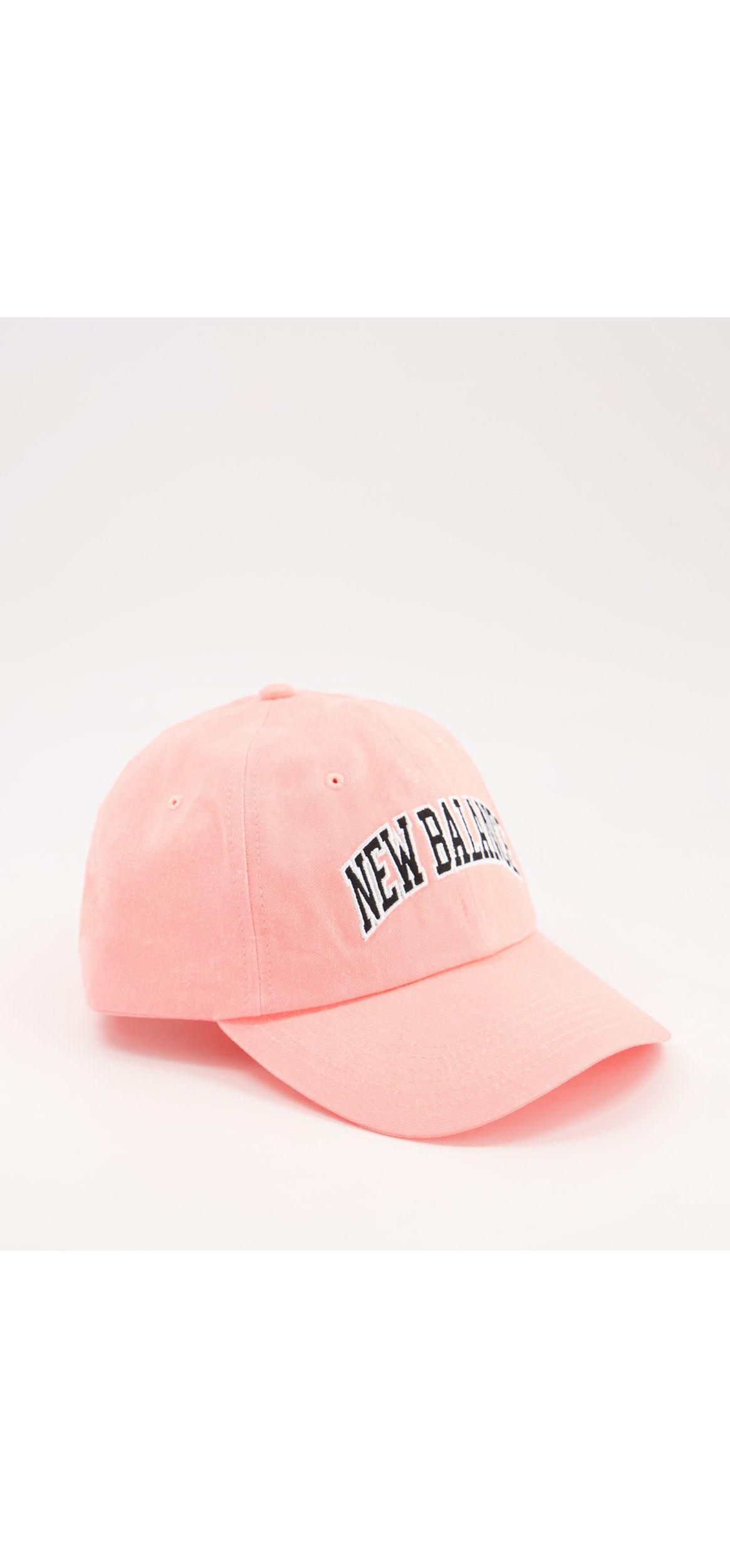 New Balance Collegiate Logo Cap in Pink 