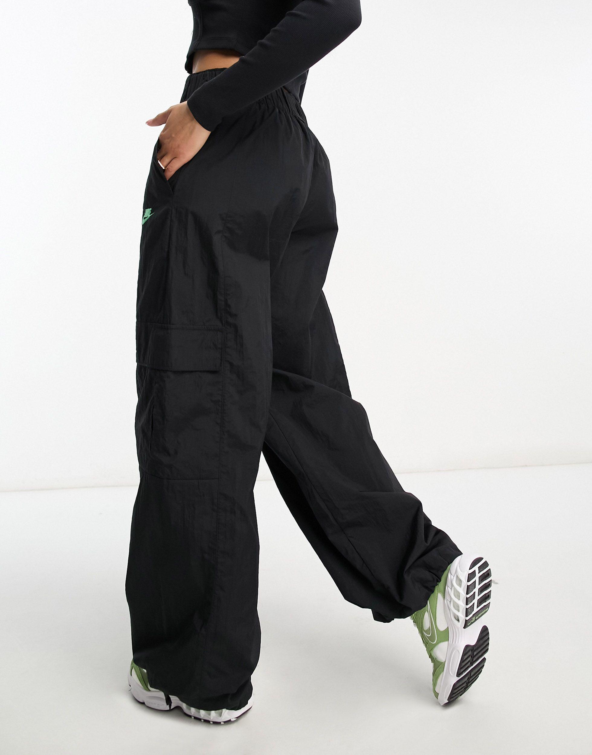 Nike Dance Woven Multi Pocket Cargo Trousers in Black