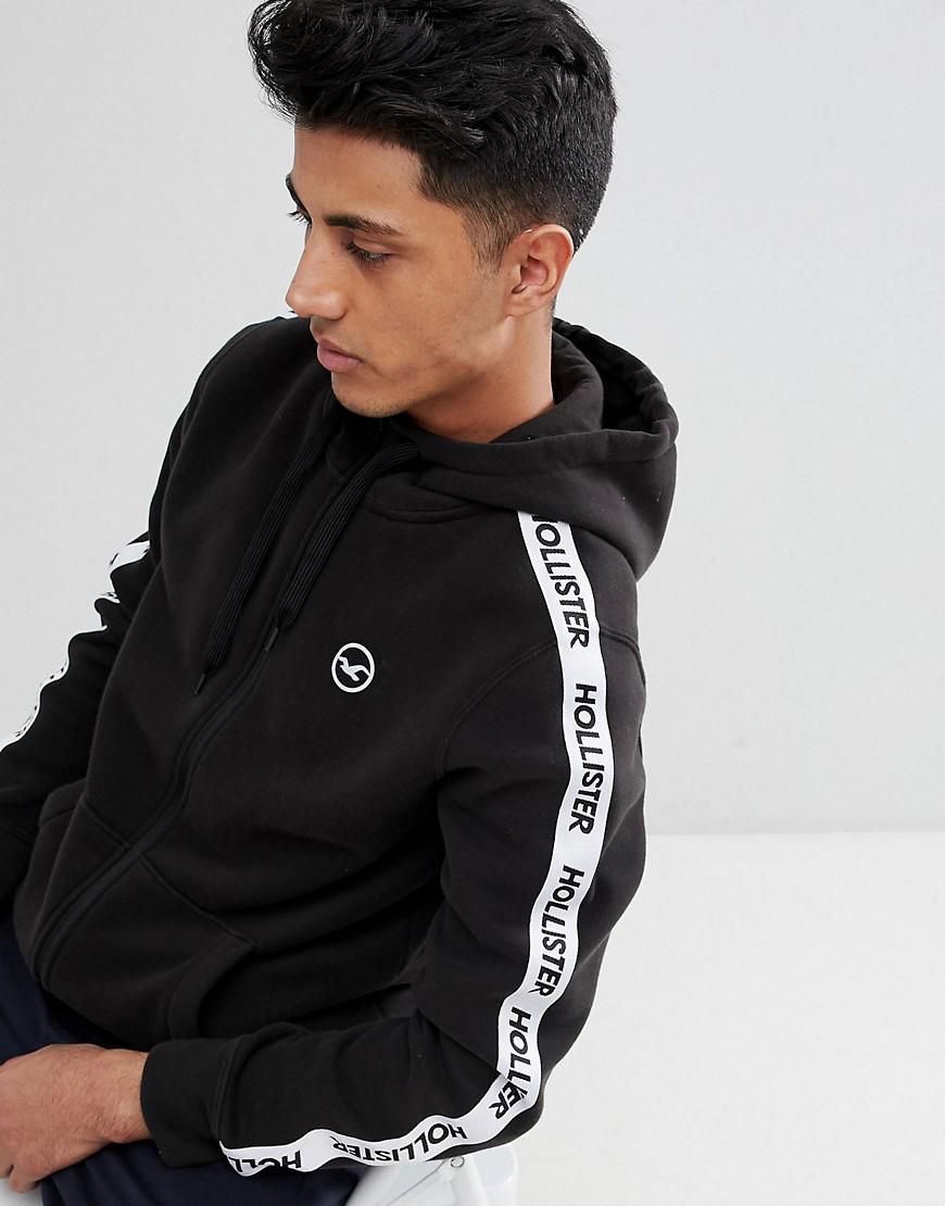 pink hoodie hollister