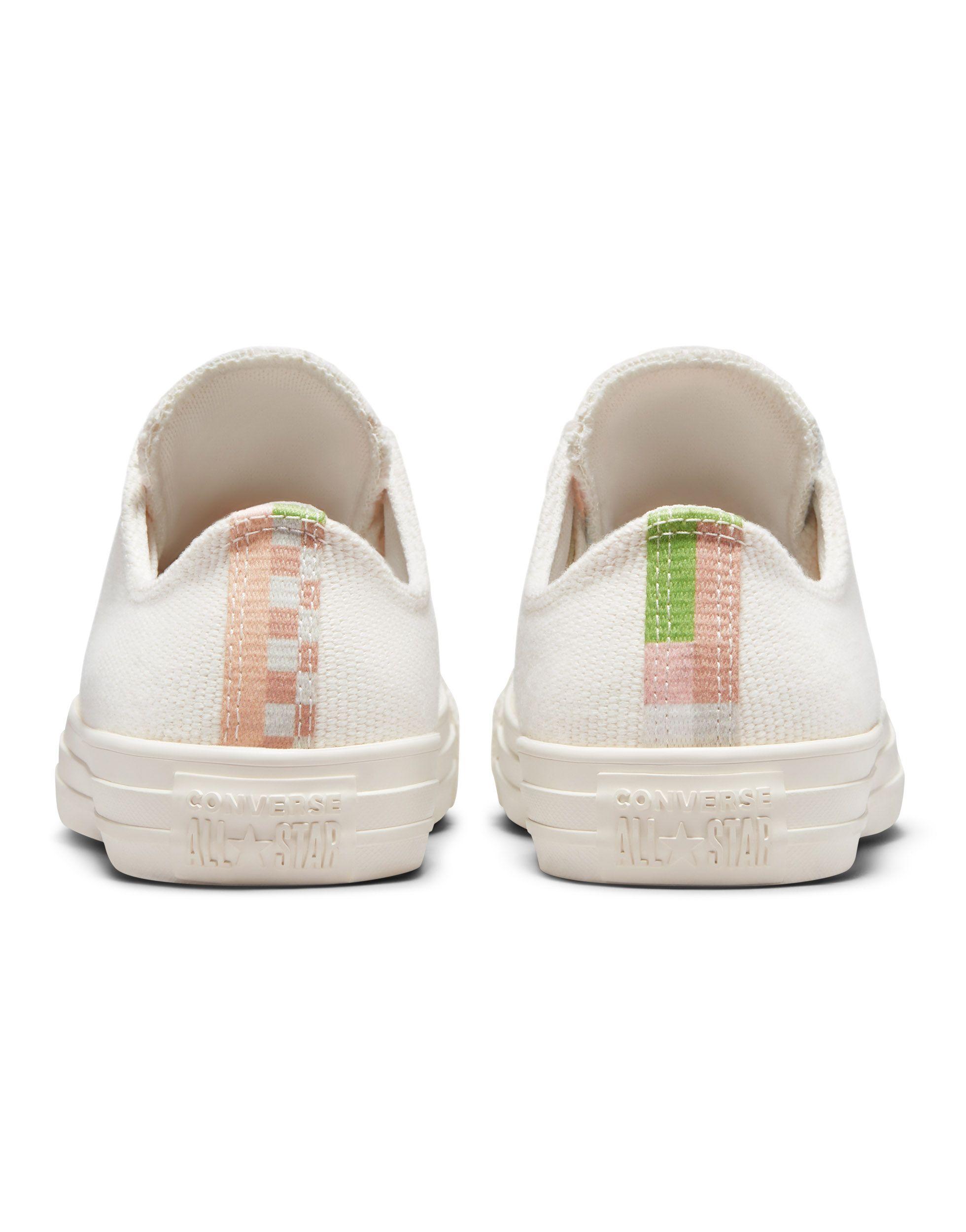 Converse Chuck All Star Ox Crafted Folk Canvas Sneakers in White | Lyst