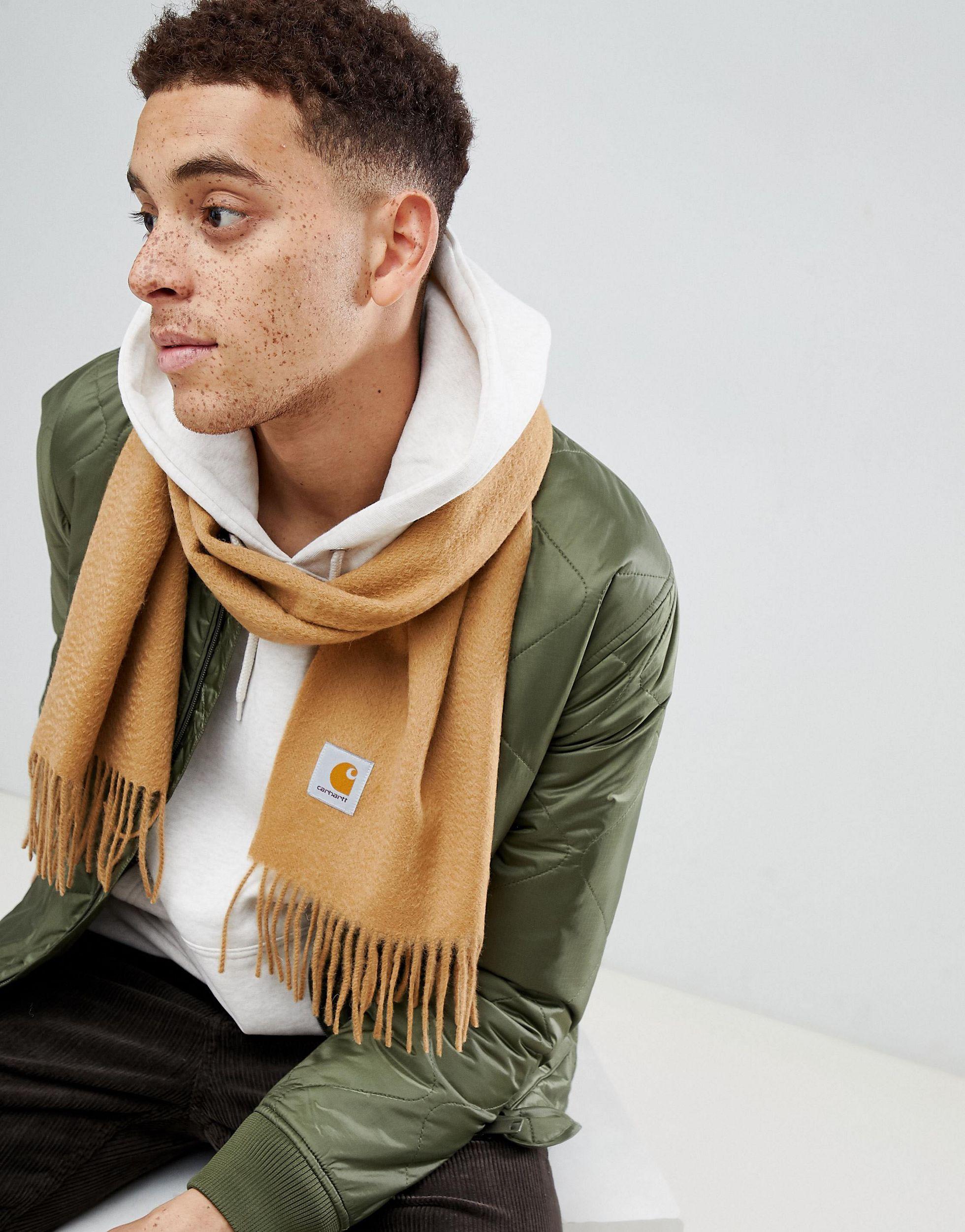 Clan - Sciarpa di lana color daino da Uomo di Carhartt WIP in Marrone | Lyst