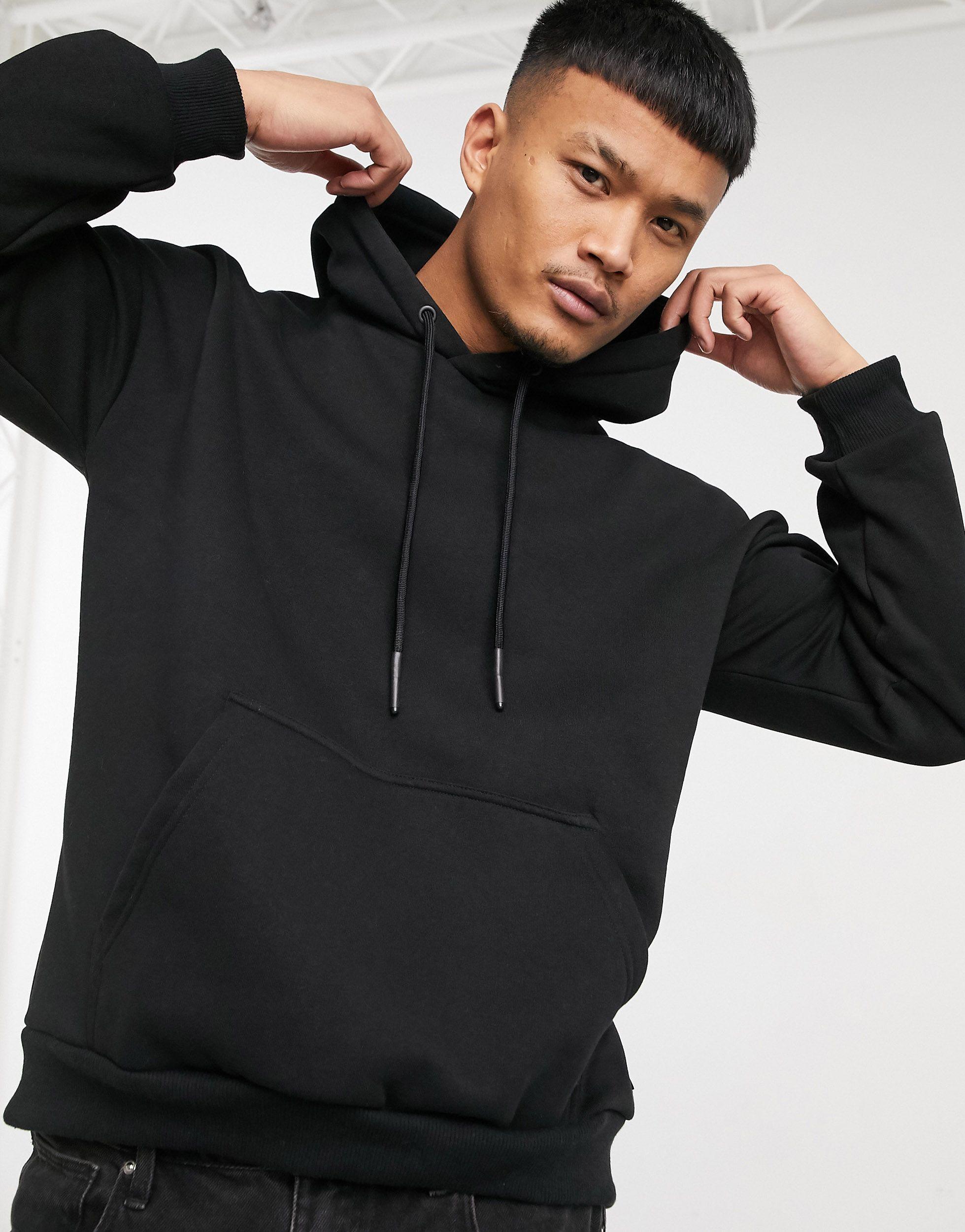 thin black hoodie