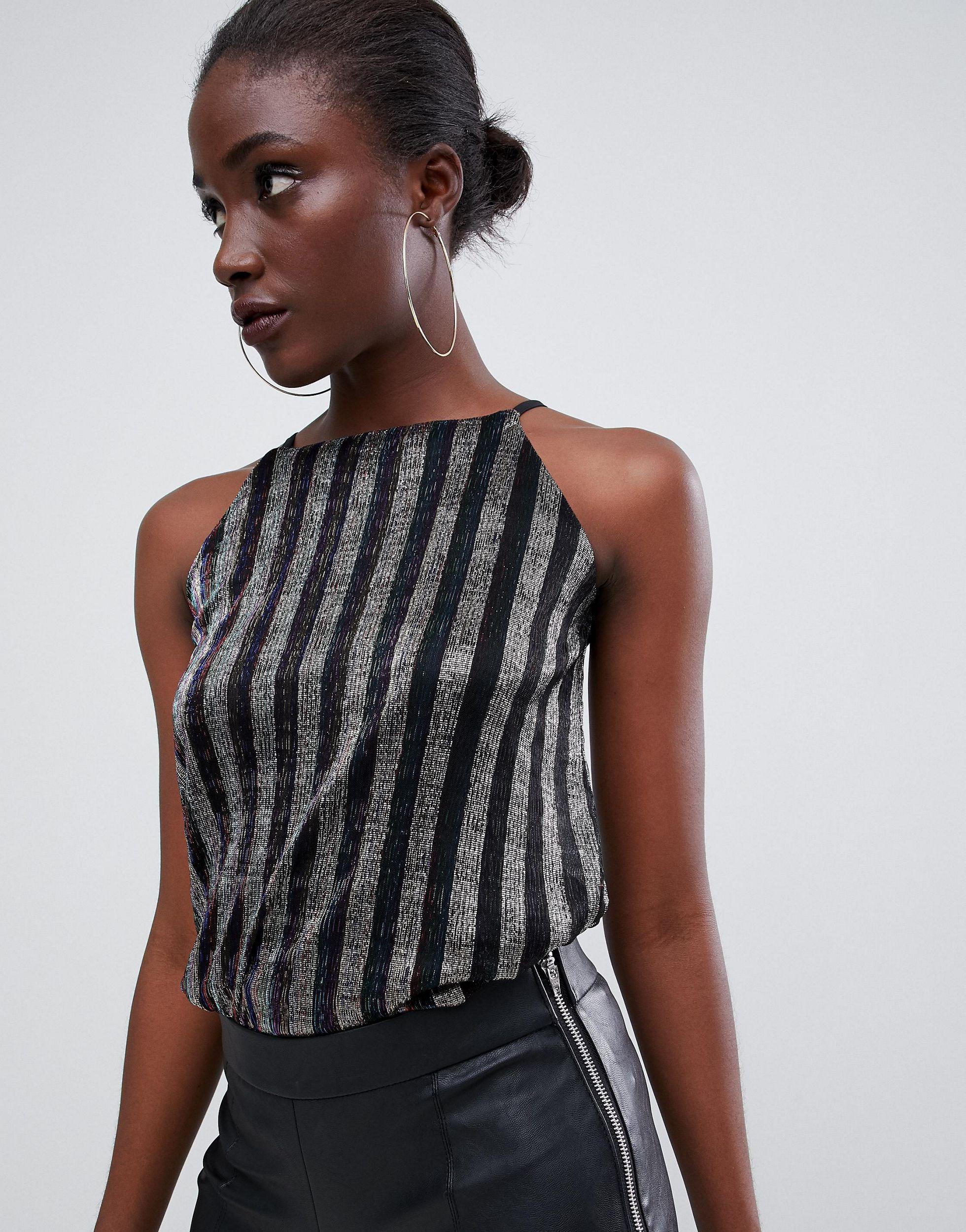 Warehouse high neck cami Clearance