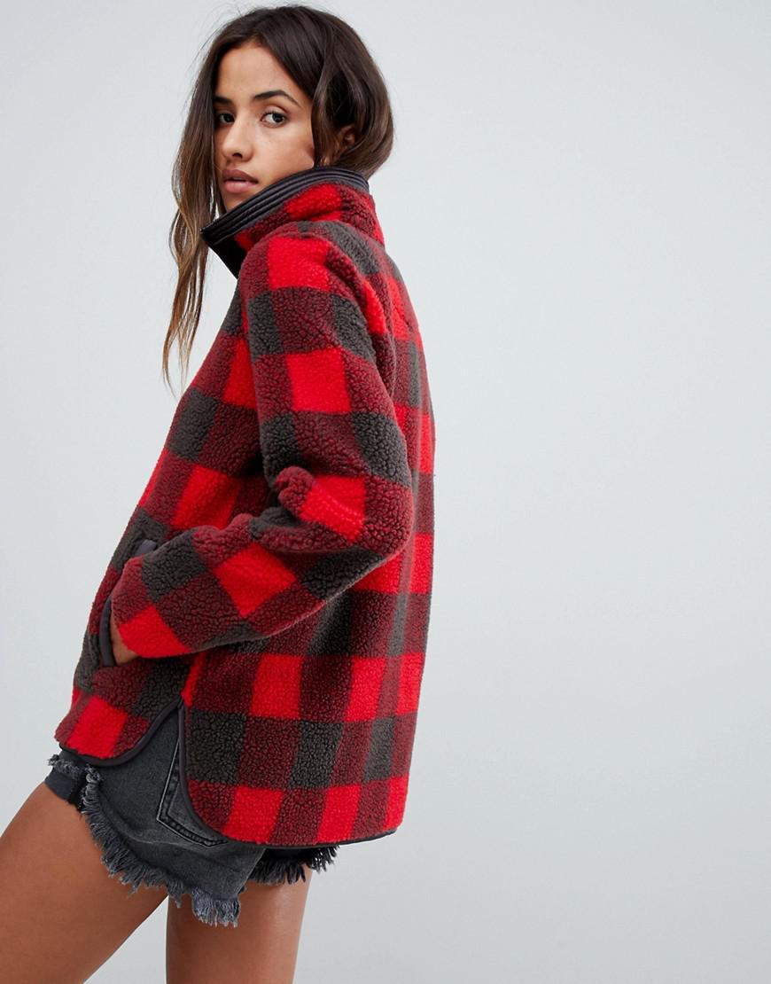 teddy jacket abercrombie