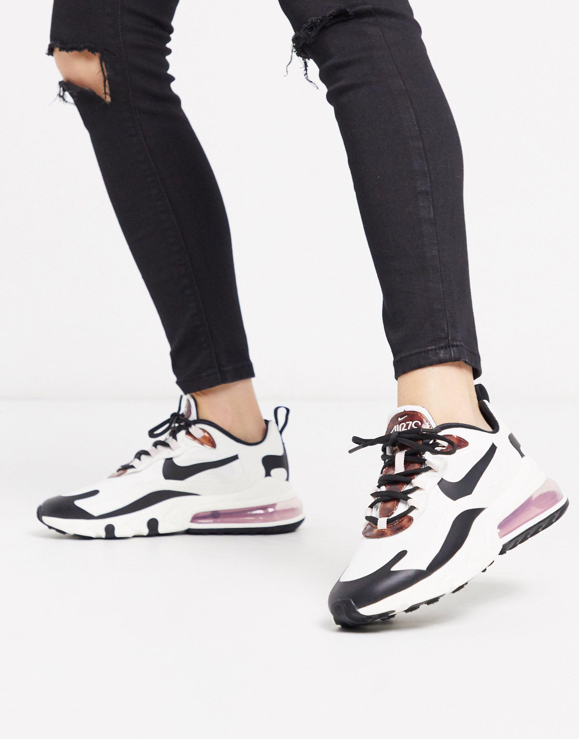 Beige air max 270 react trainers hotsell