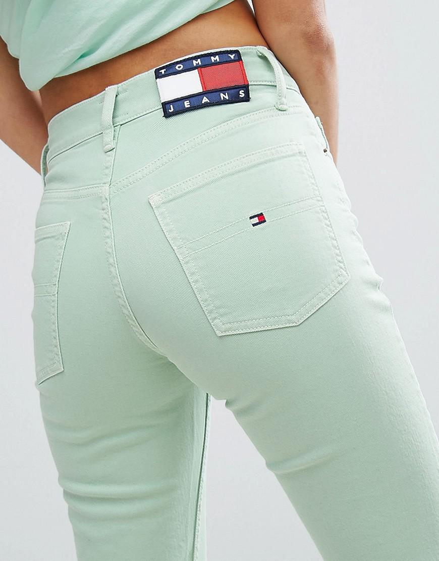 tommy hilfiger green jeans