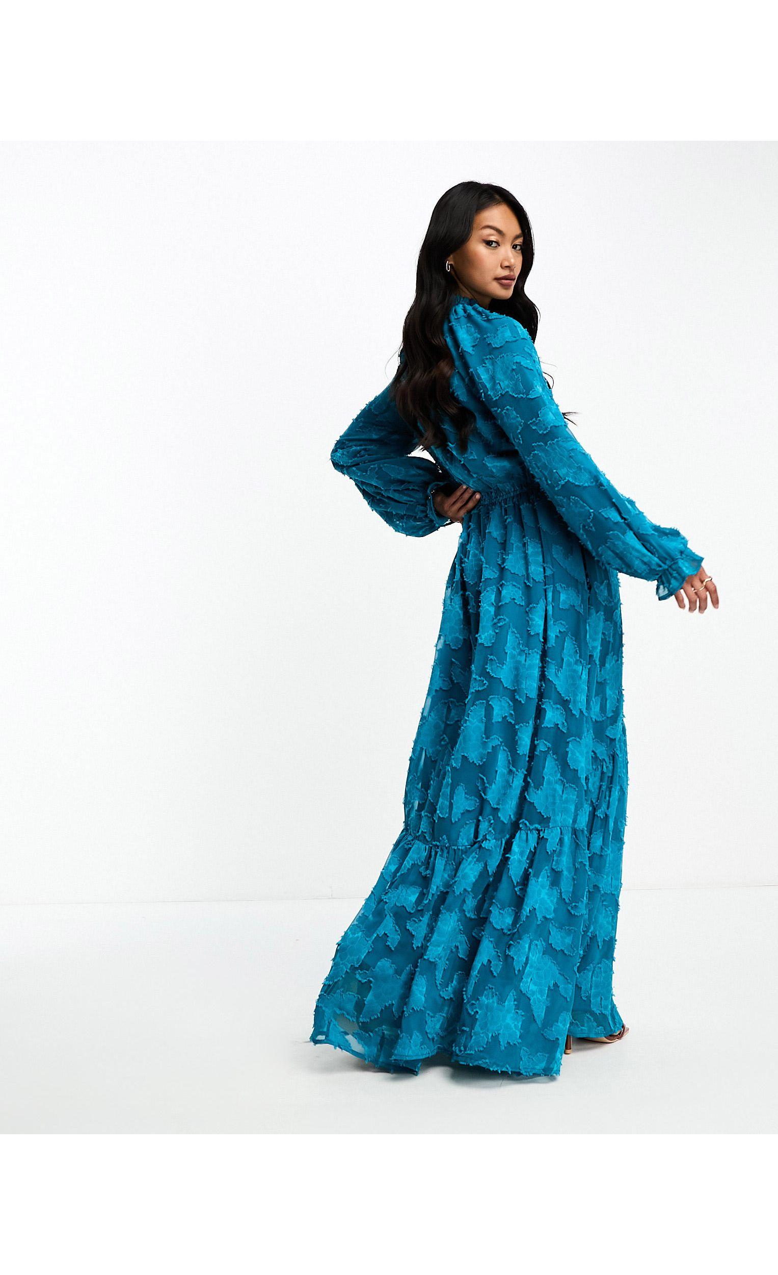 Asos full top sleeve maxi dress