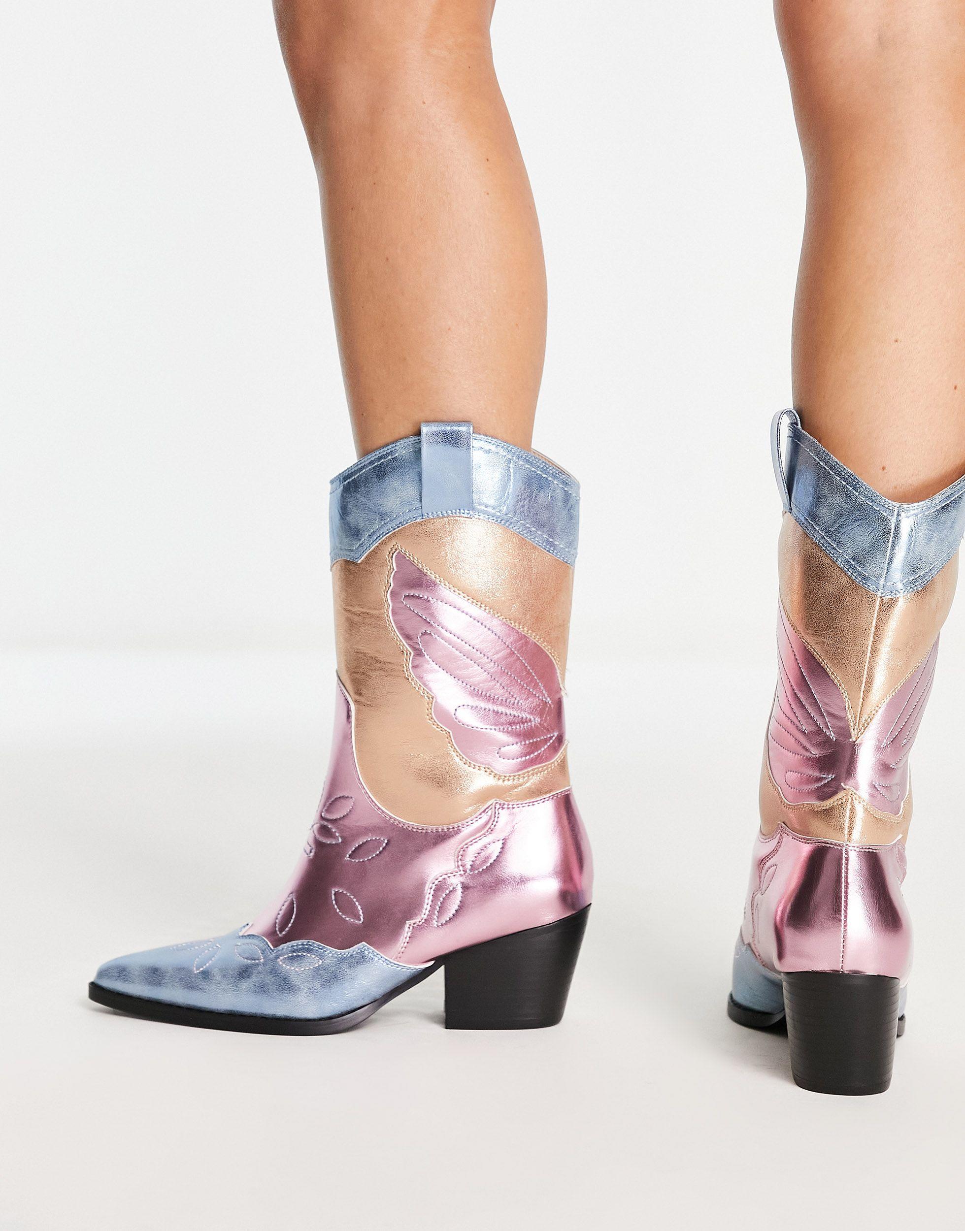 Public Desire Howdy Western Boots Lyst UK