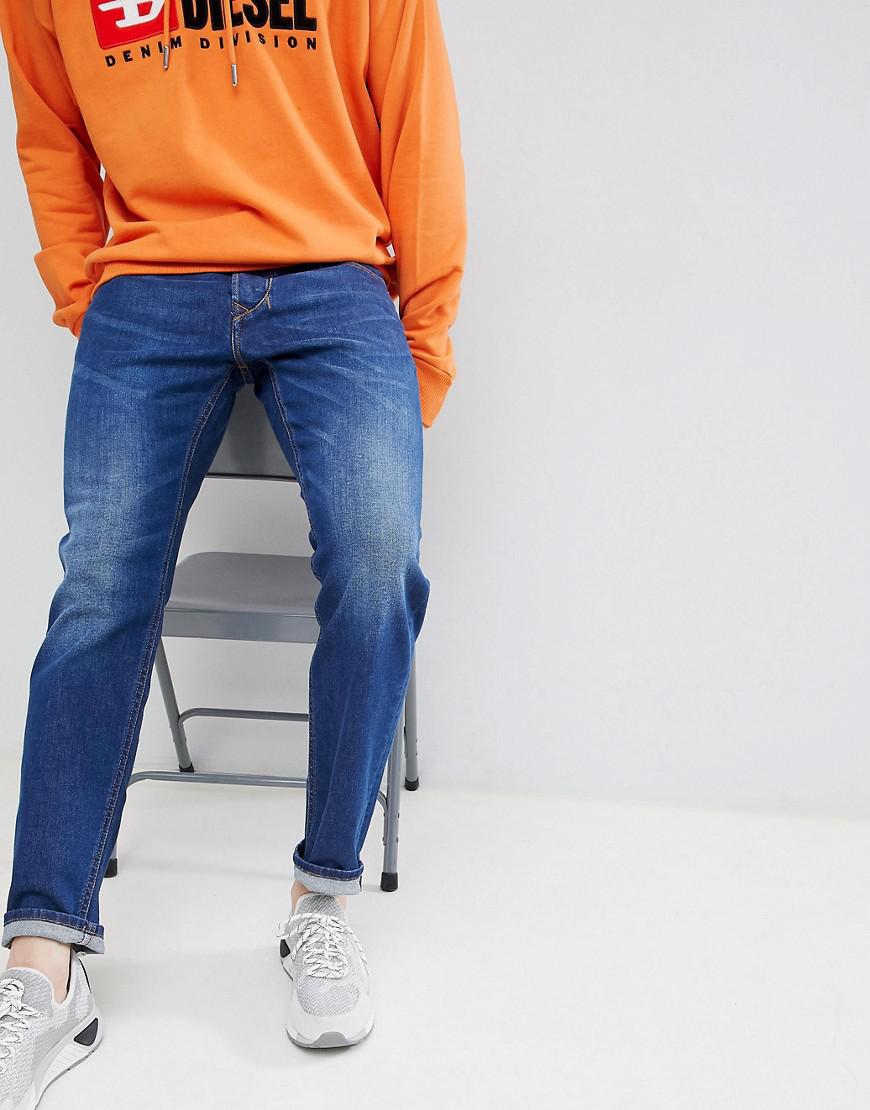 DIESEL Denim Larkee-beex Regular Tapered Fit Jeans In 084yi in Blue for Men  | Lyst