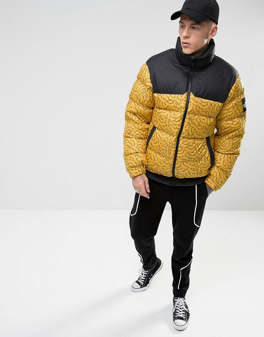 The North Black Label Nuptse Jacket Yellow Jacket In Yellow for Men | Lyst Canada