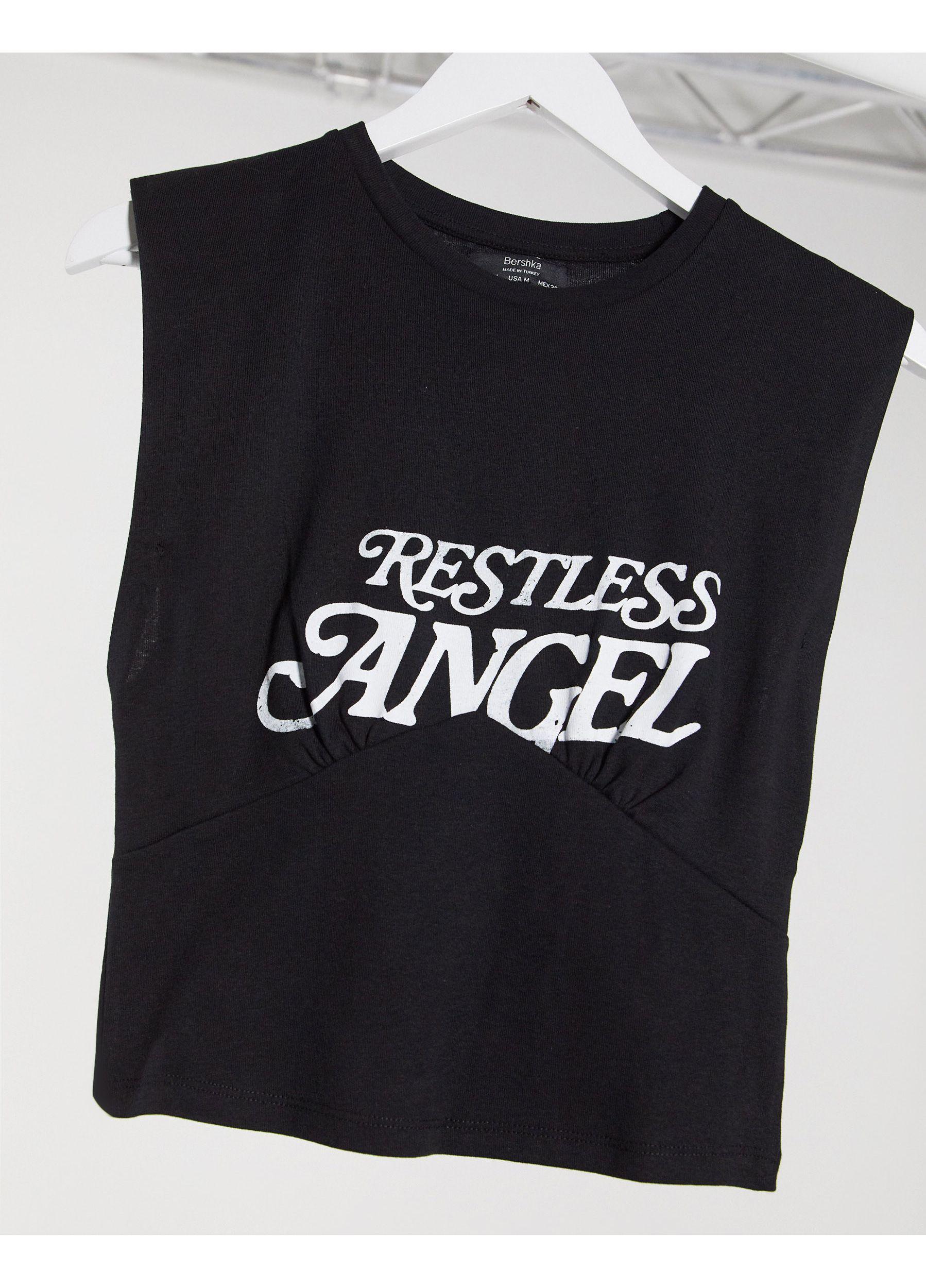 bershka angel t shirt