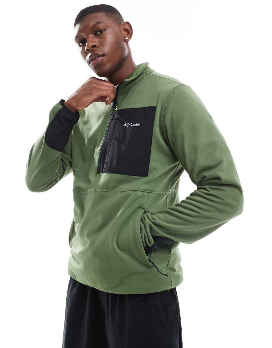Columbia Hike Half Zip Fleece in Green for Men Lyst UK