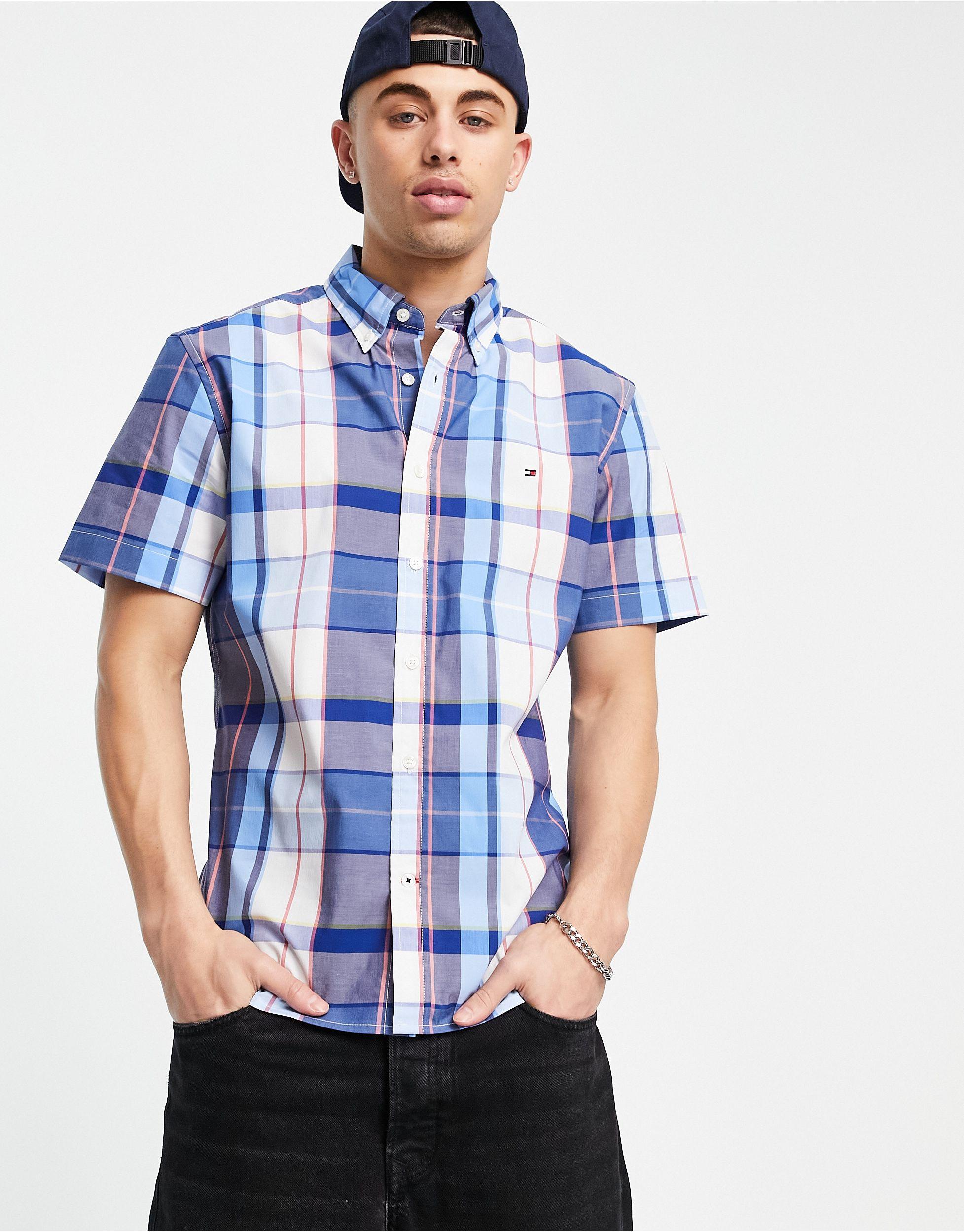 Tommy Hilfiger Aryes Plaid Short Sleeve 
