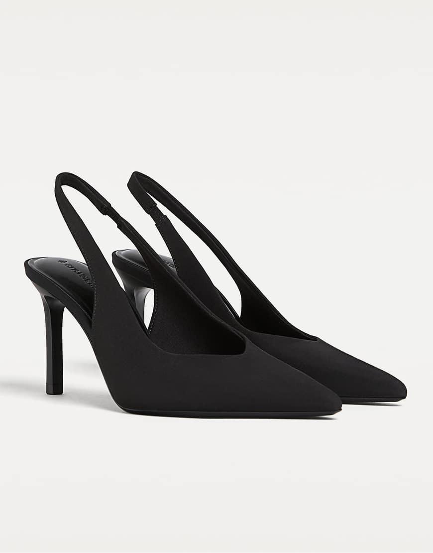 Strik Stradivarius Hakken Gehakte Schoen Met Strik PULL&BEAR