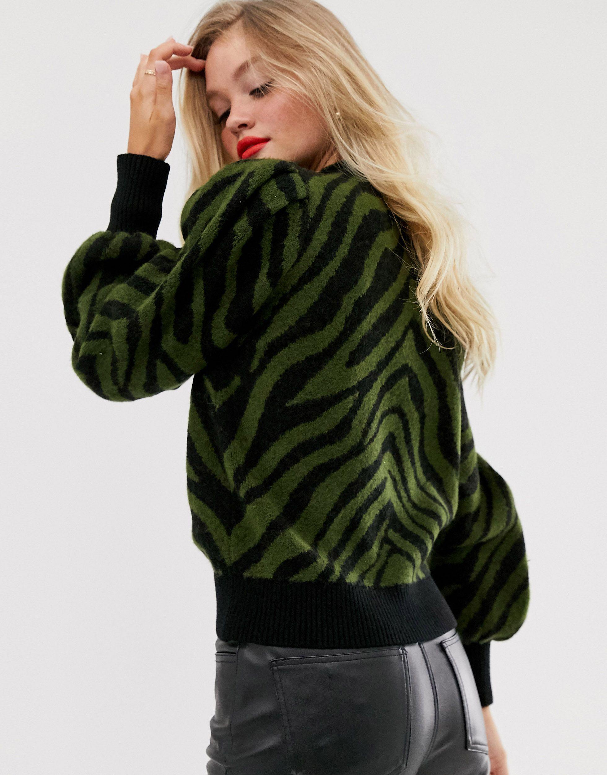 mango zebra jumper